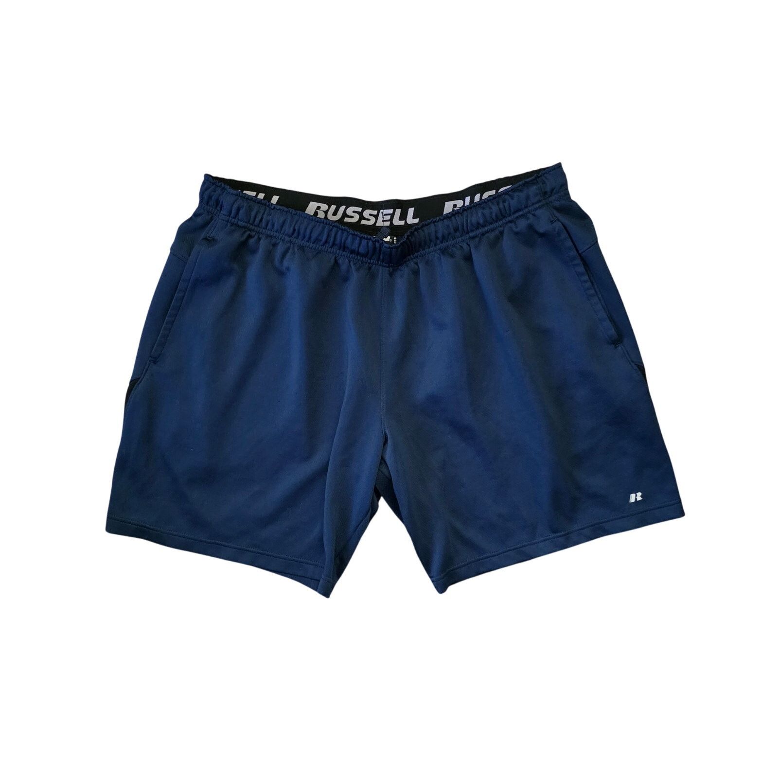 Russell Athletic Russell Dri-Power Athletic Shorts Men’s XL Navy Blue & Black Size US 36 / EU 52 - 1 Thumbnail