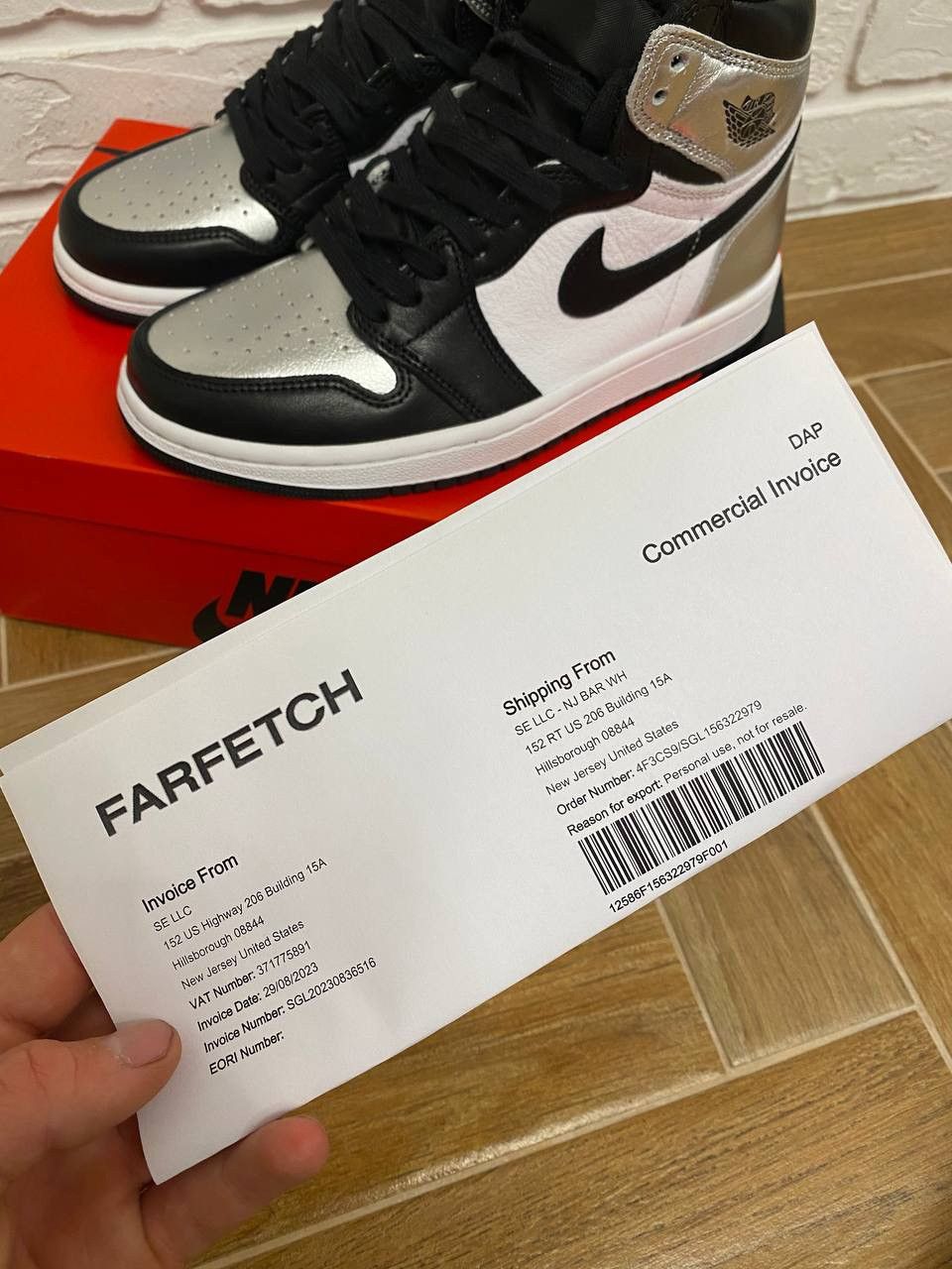 Jordan Brand Nike Jordan 1 Retro High Silver Toe (W) CD0461-001 Size US 6.5 / IT 36.5 - 6 Thumbnail