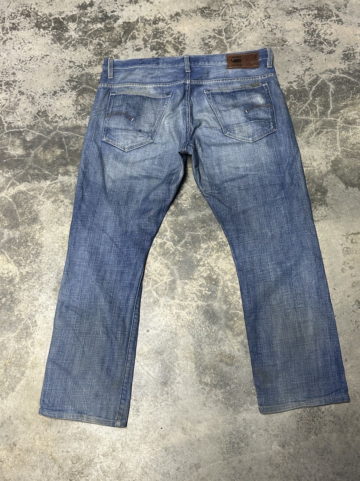 G-Star Distressed G Star Raw 3301 Denim Size US 38 / EU 54 - 20 Thumbnail