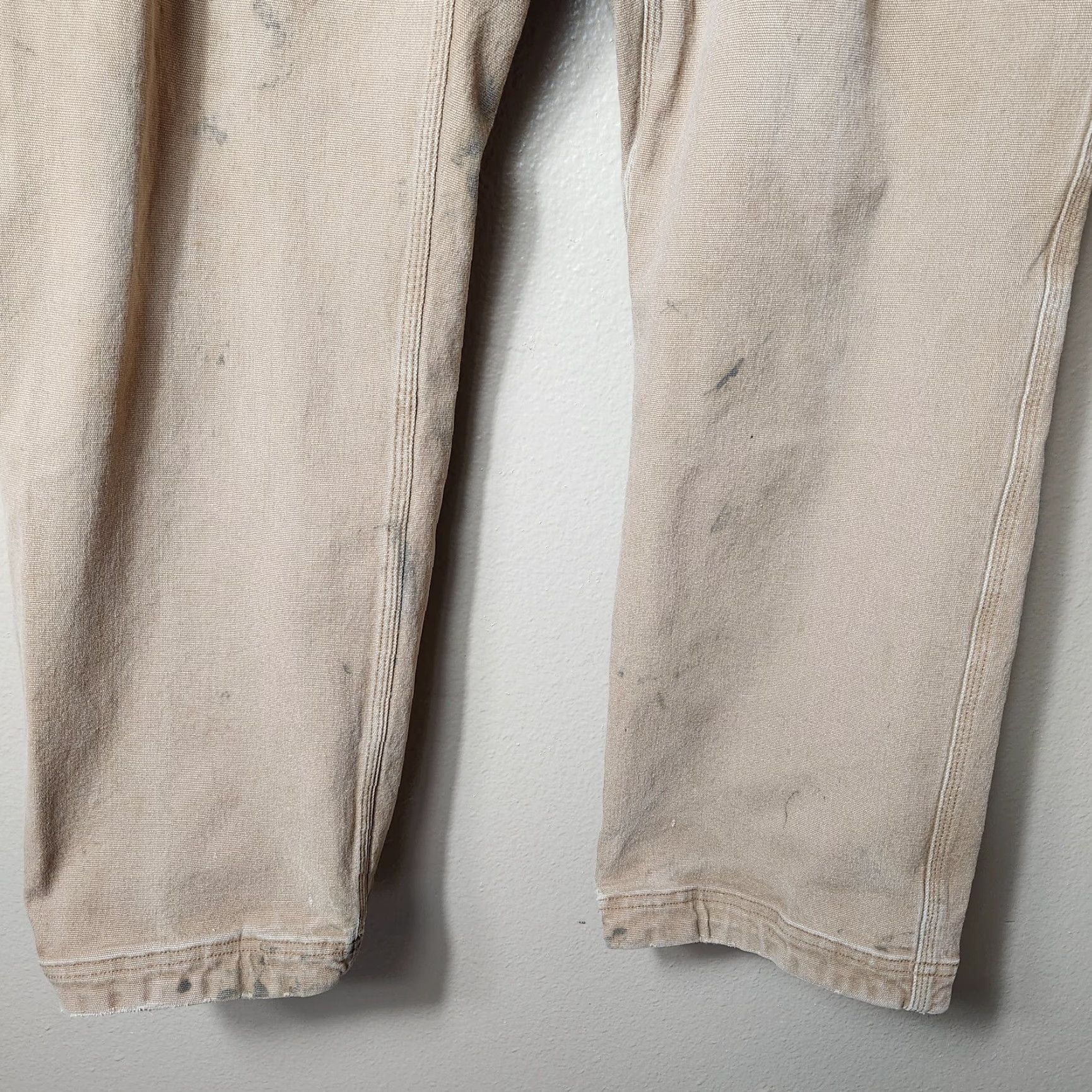 CO Duluth Duluth Trading Co Camel Burly Flex Fire Hose Carpenter Pants-Size 38x30 Camel Beige Carpenter Pants, 38x30 - Mens Size US 38 / EU 54 - 3 Thumbnail