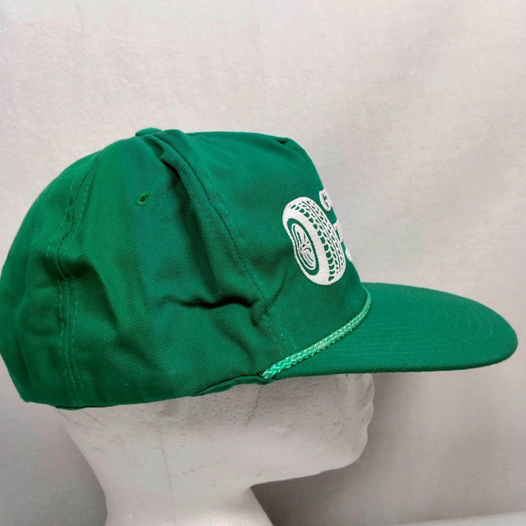 Vintage VINTAGE Mohr's Baseball Cap Men Adjustable Green Grant s ville Maryland Tire Shop Auto Tires Theme Cotton Polyester Canvas Size ONE SIZE - 4 Thumbnail