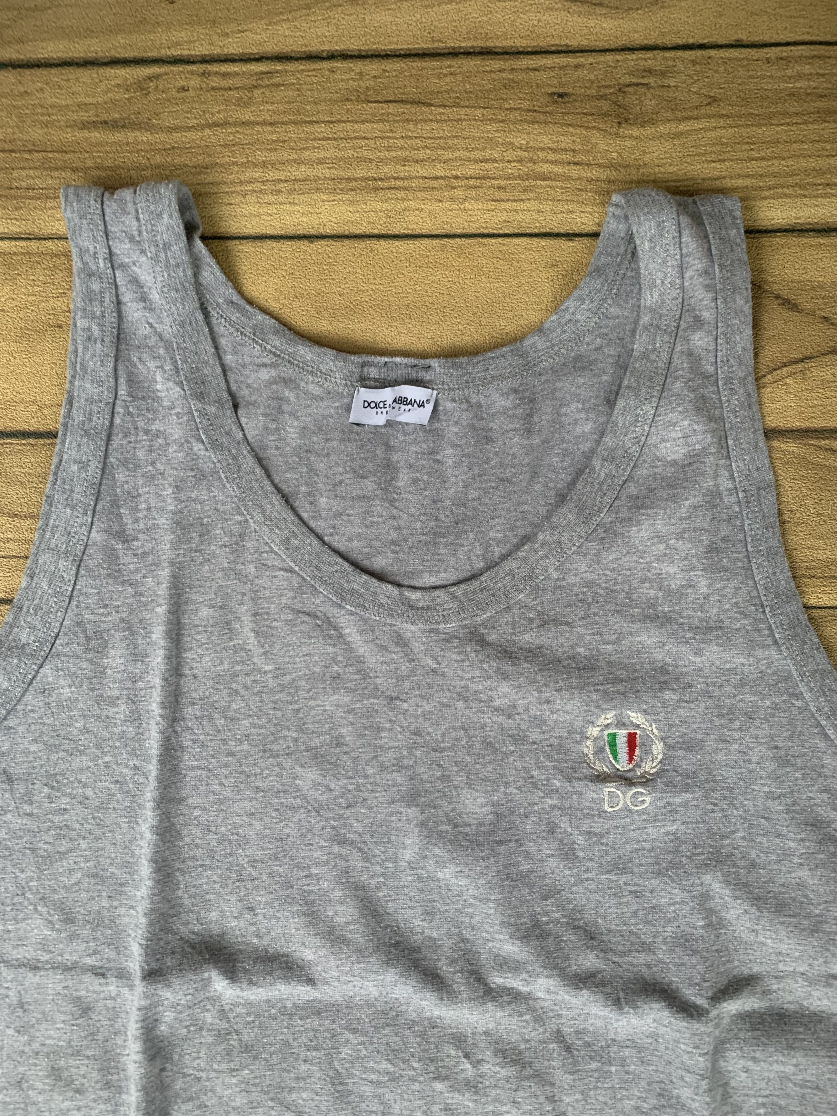 Dolce & Gabbana Dolce and Gabbana D&G grey tanktop Size US M / EU 48-50 / 2 - 9 Thumbnail