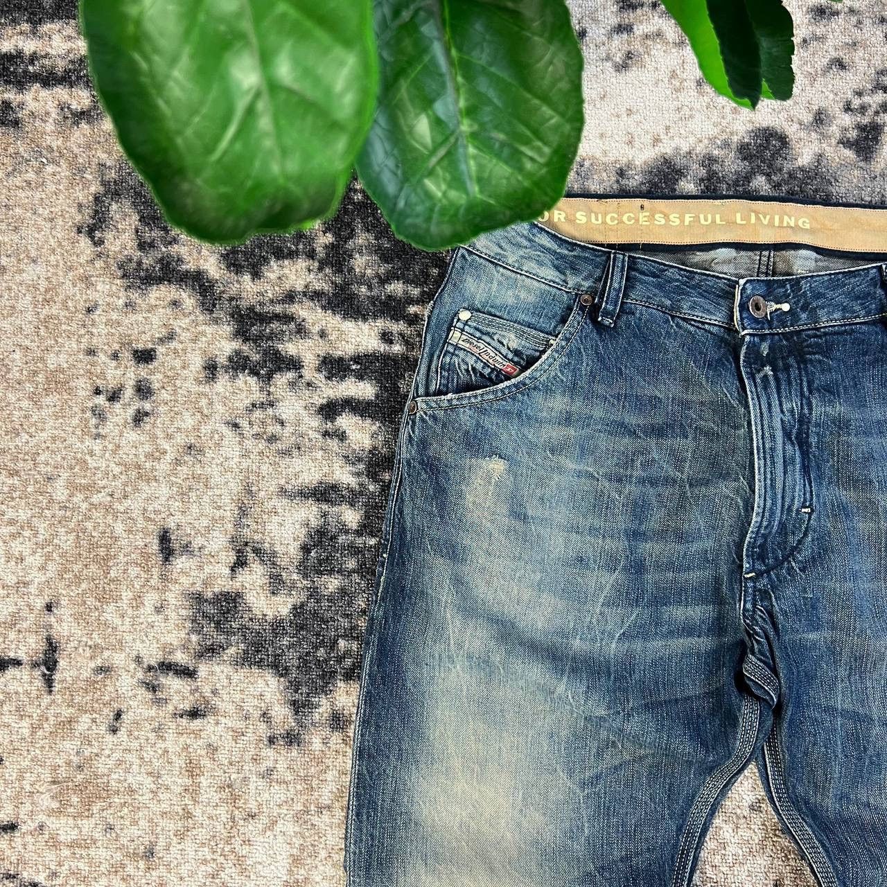 Diesel Diesel Luxury Washed Blue Denim Jeans Streetwear Y2K Size US 34 / EU 50 - 4 Thumbnail