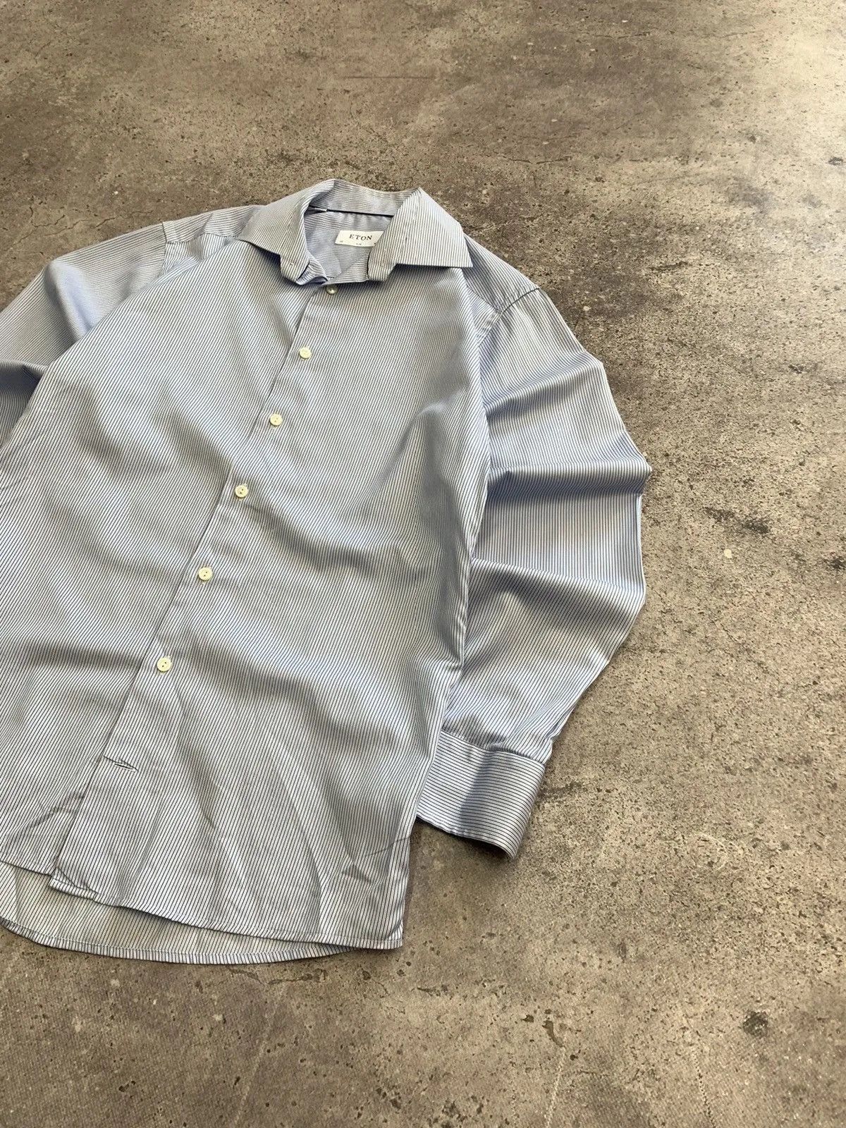 Designer × Eton Vintage luxury Shirt Eton OldMoney Archival Clothes watanabe Size US M / EU 48-50 / 2 - 8 Thumbnail