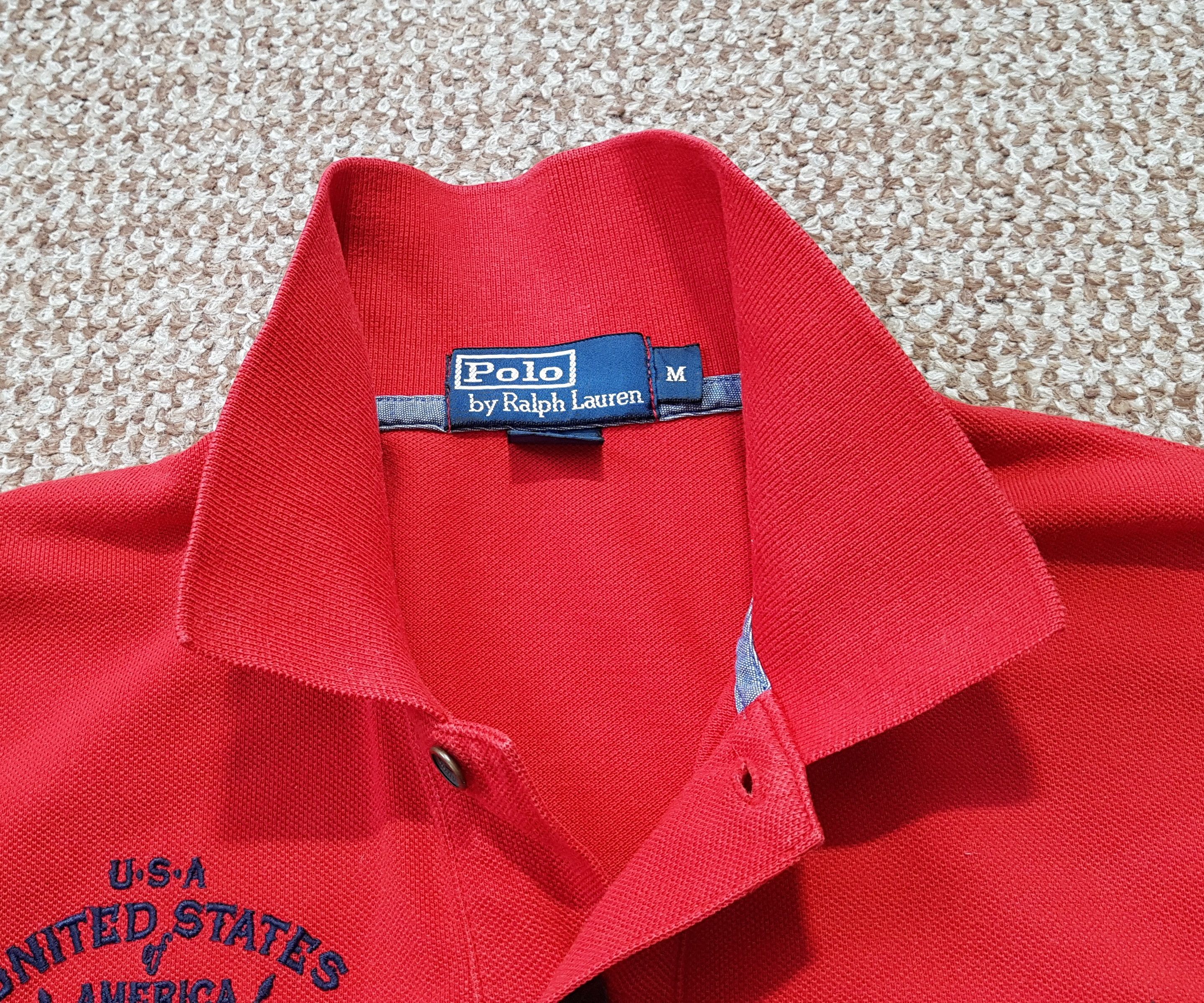 Polo Ralph Lauren Vintage Ralph Lauren Polo Shirt USA Big Logo sz M Size US M / EU 48-50 / 2 - 7 Thumbnail