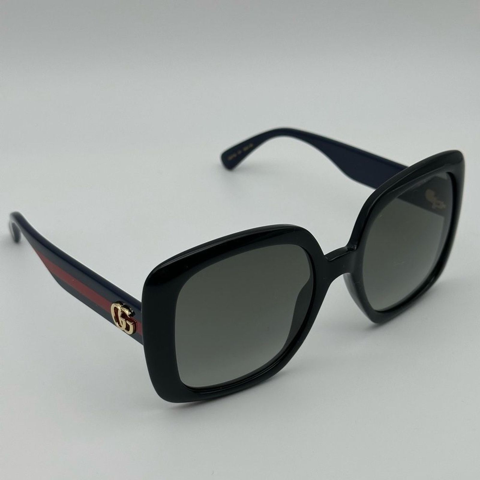 Gucci BRAND NEW GUCCI GG0713S 001 Black/Blue/Grey Sunglasses Size ONE SIZE - 4 Thumbnail