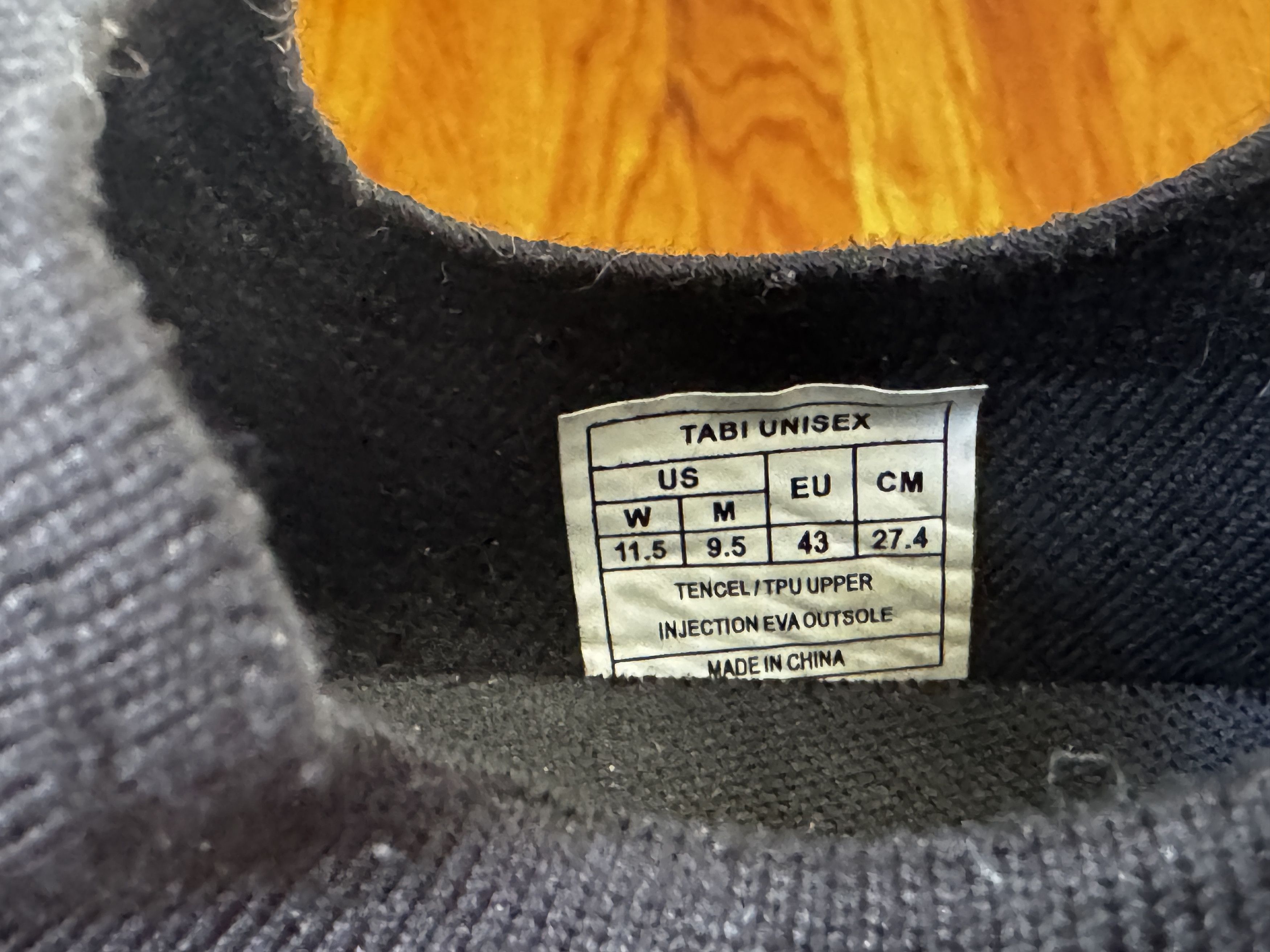 Tabi Footwear Tabi Shoe Men - Black Size US 8 / EU 41 - 5 Thumbnail