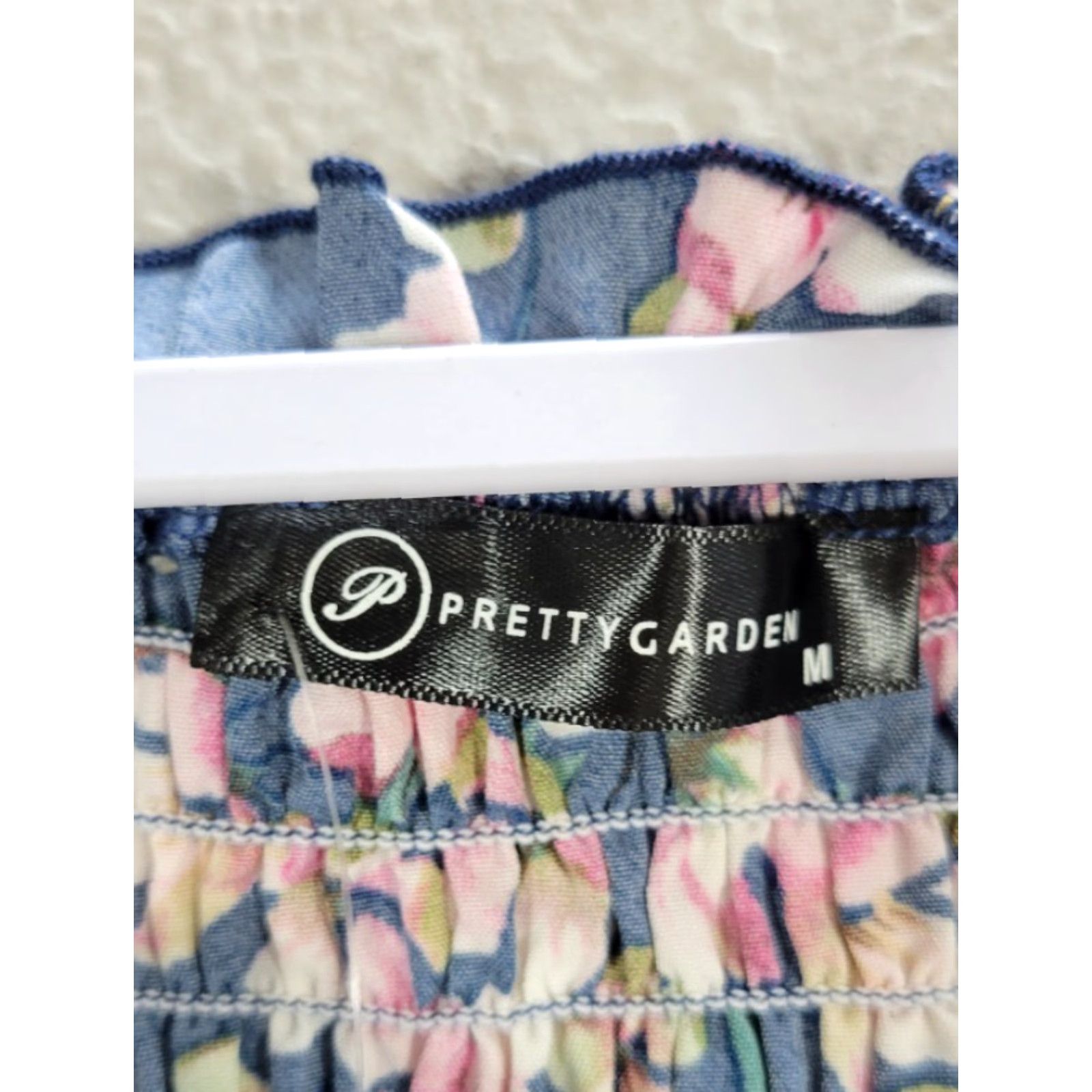 Vintage PRETTYGARDEN Off Shoulder Bodycon Dress Drawstring Sexy Mini Smocked Sz M NWT Dresses Size M / US 6-8 / IT 42-44 - 3 Thumbnail