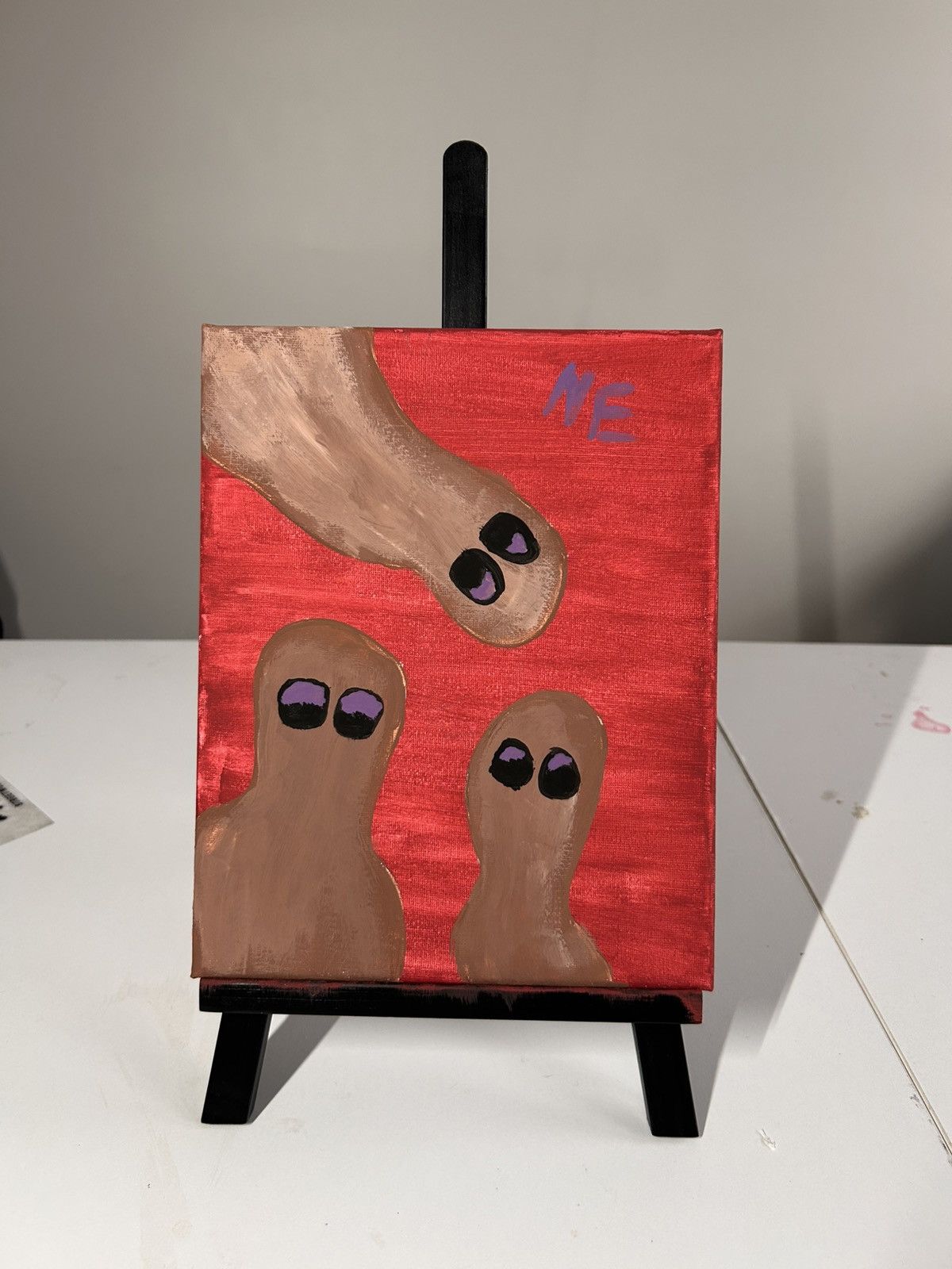 Handmade Abstract Art - Original panting Size ONE SIZE - 3 Thumbnail