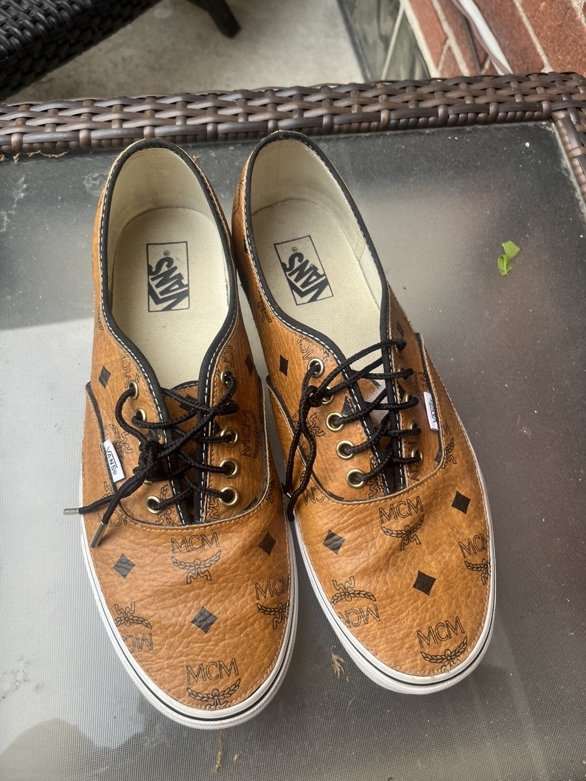 MCM × Vans Custom Made MCM Vans Size US 12 / EU 45 - 3 Thumbnail