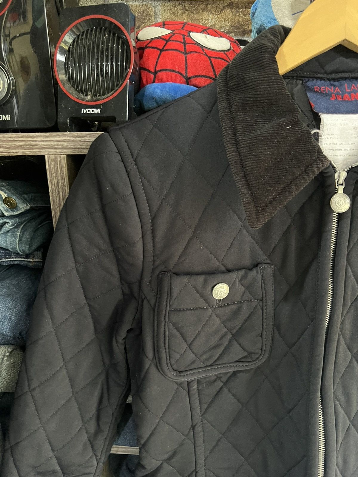 Other 🔥Rena Lange Jeans 4 Pockets Quilted Jacket Size S / US 4 / IT 40 - 4 Thumbnail