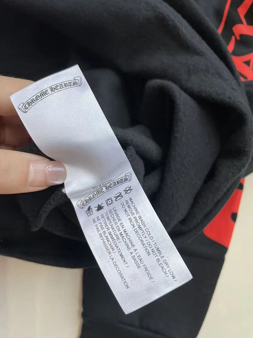 Chrome Hearts Chrome Hearts Deadly Doll Red Horseshoe Logo Pullover Hoodie Size US L / EU 52-54 / 3 - 12 Thumbnail