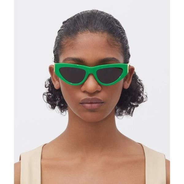 Bottega Veneta o1loc1c1224 Size: OS / 712689 Sunglasses in Green Size ONE SIZE - 4 Thumbnail