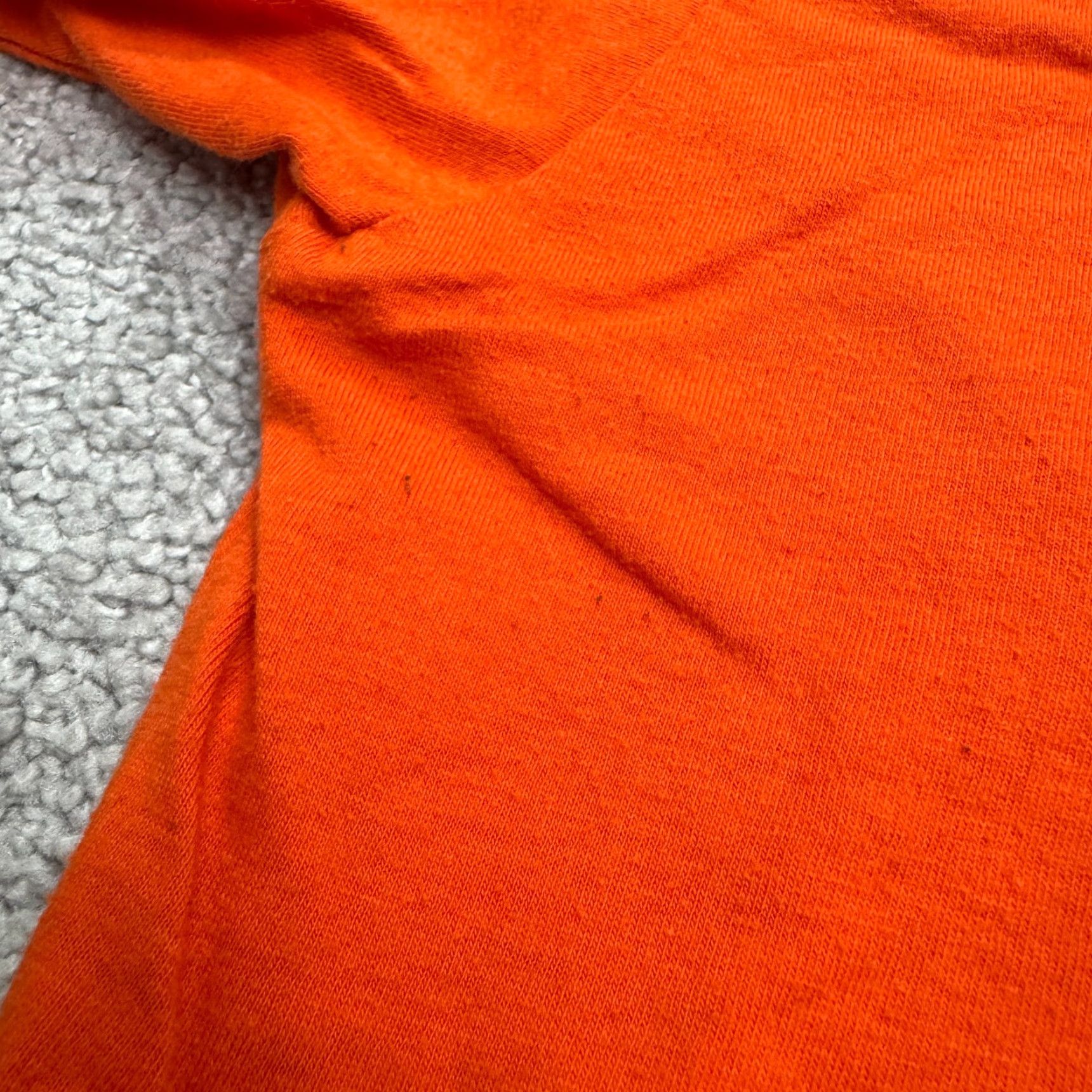 Vintage Ranger RZ Real Tree Eat Sleep Hunt Deer Graphic T-Shirt Mens Large Orange Tee Size US L / EU 52-54 / 3 - 7 Thumbnail