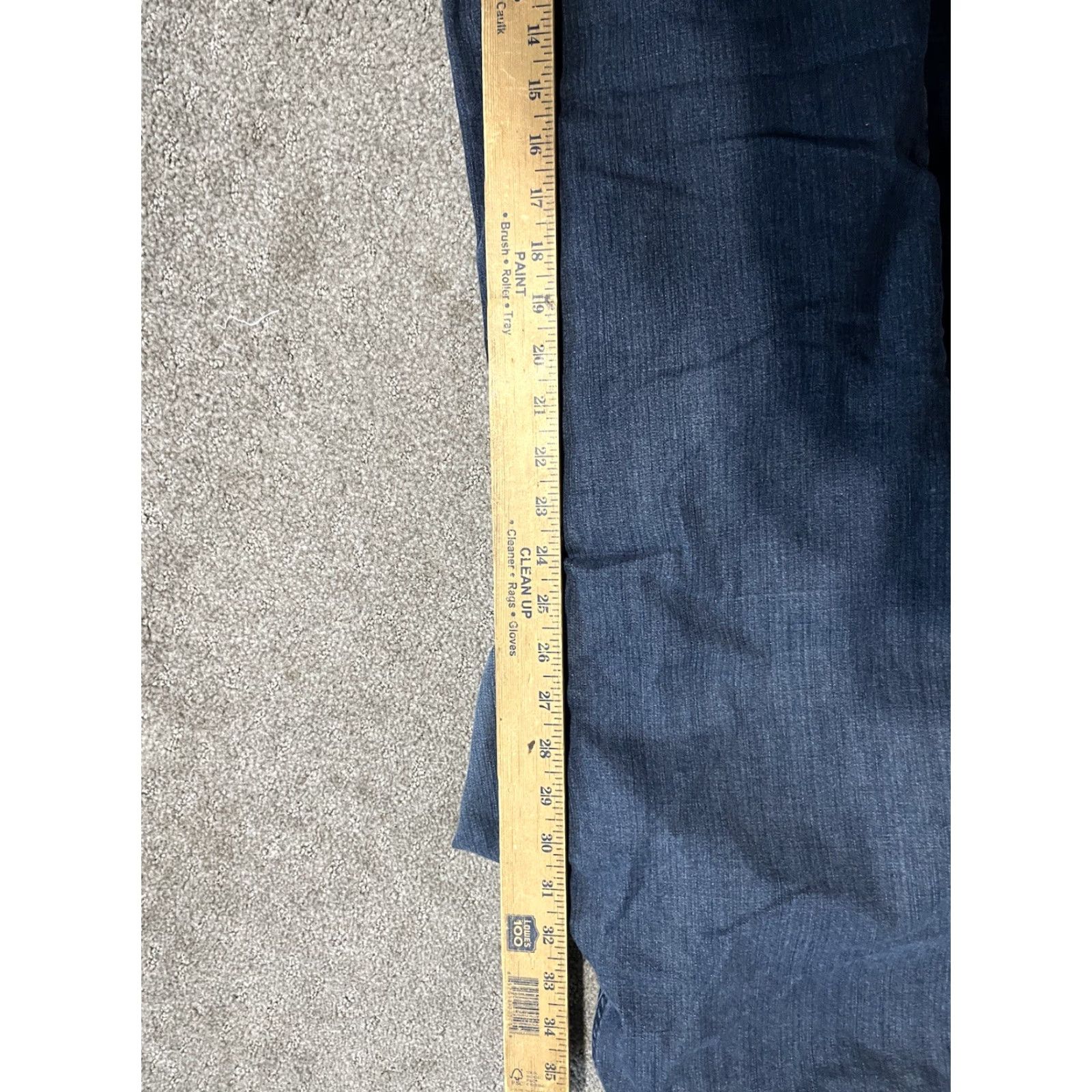 Loft LOFT Curvy Flare Jeans Dark Wash Size 12 Women’s Blue Jeans Regular - Lofts Curvy Flare, Denim, Pockets, Stretch, 32.5 Inseam, 6.5-8.5 Rise - Women Size 34" / US 12 / IT 48 - 6 Thumbnail
