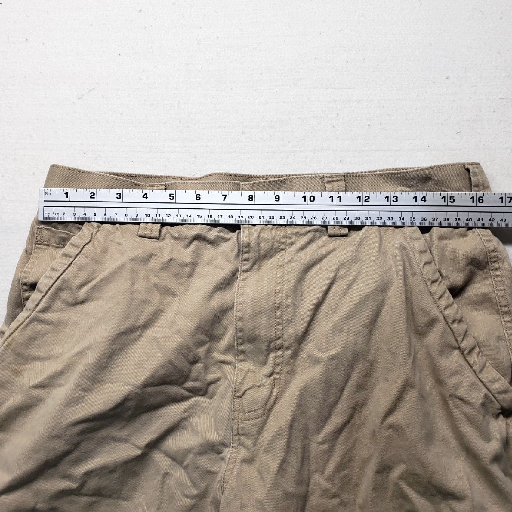 Perry Ellis Perry Ellis Brown Dress Shorts Flat Front 100% Cotton Adult Men's Size 34 Brown Polka Dot Flat Front 34 in Men Shorts Size US 34 / EU 50 - 4 Thumbnail