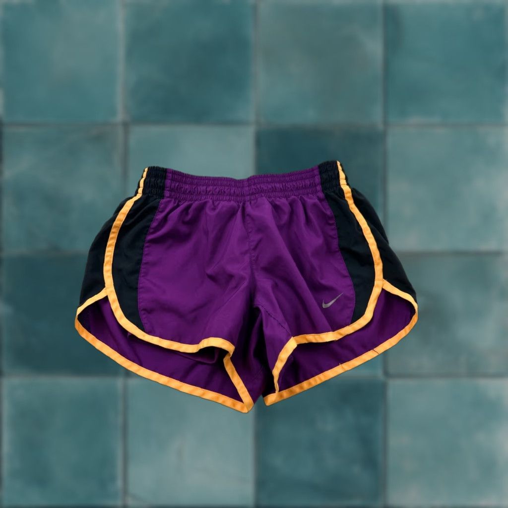 Nike Nike Shorts Womens XS Purple Black Dri-Fit Running 3" Inseam 613542-519 Size 26" / US 2 / IT 38 - 1 Thumbnail