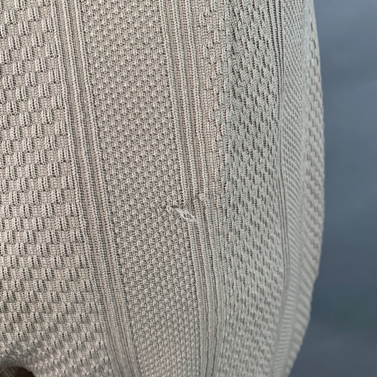 Other 36 Tan Textured Stripe Polyester Blend Zip Fly Drawstring Size US 36 / EU 52 - 4 Thumbnail