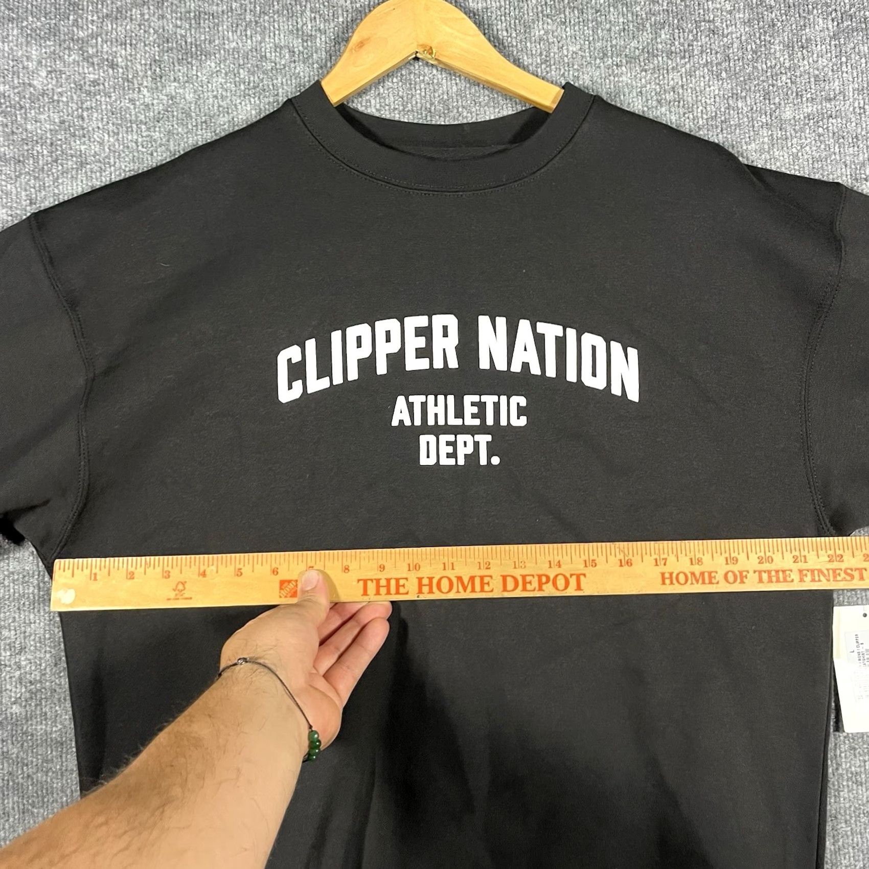Vintage Courtside NBA Los Angeles Clippers Nation Sweatshirt Mens L Black Size US L / EU 52-54 / 3 - 5 Thumbnail