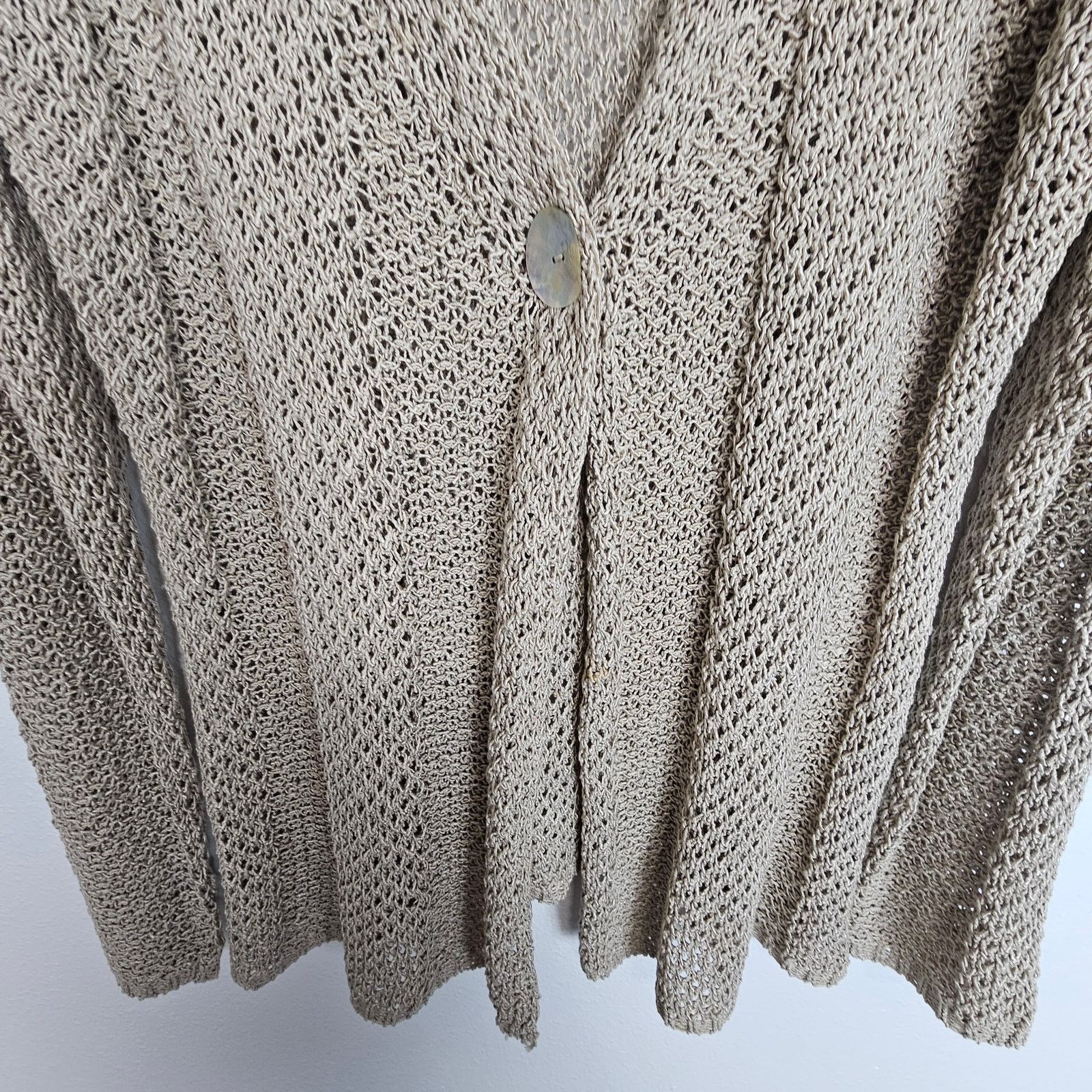 Soft Surroundings Soft Surroundings Sweater Cardigan Tan Cardigan Sweater L Size L / US 10 / IT 46 - 3 Thumbnail