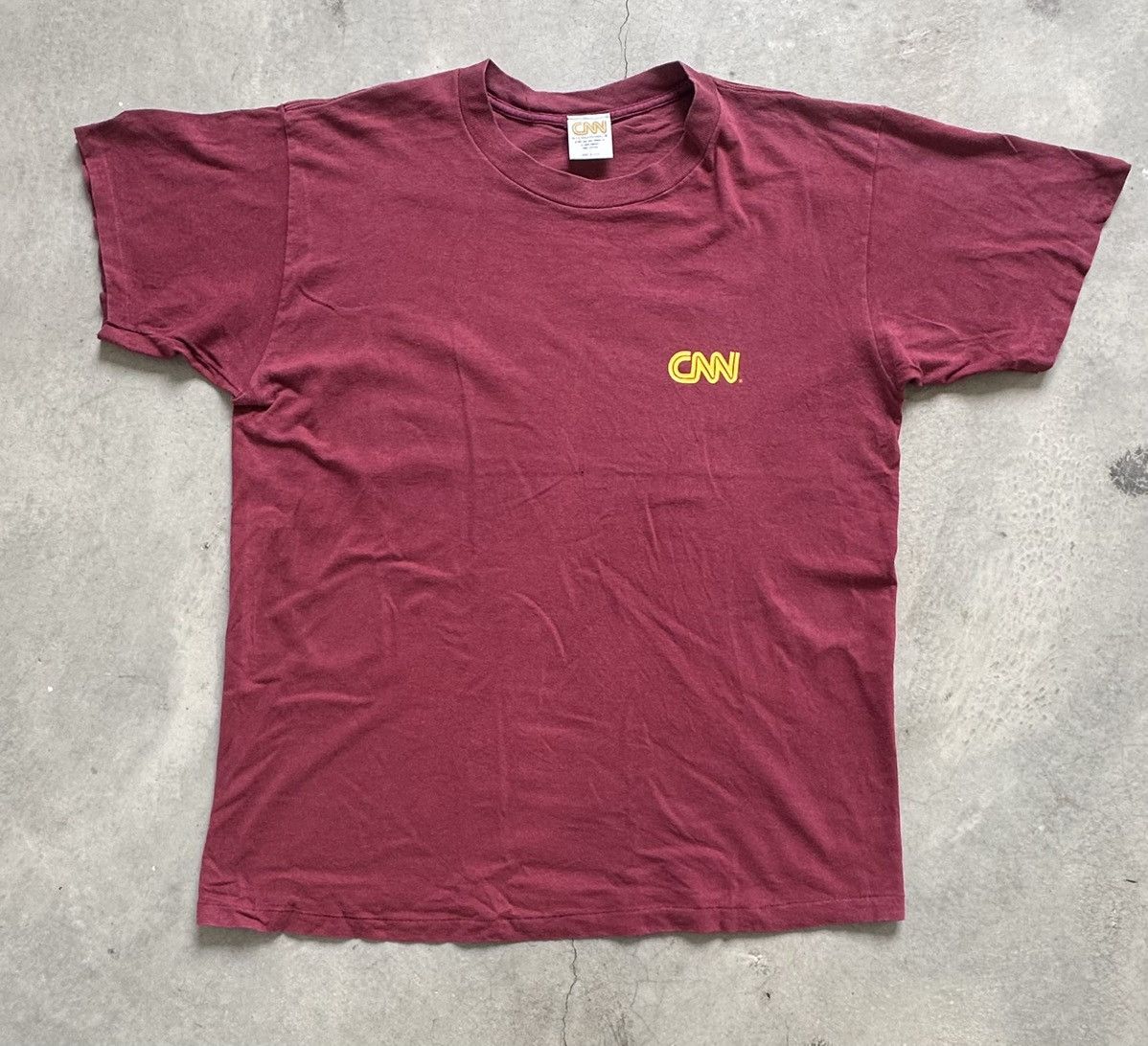 Vintage VINTAGE CNN INTERNATIONAL PROMO TEE Size US M / EU 48-50 / 2 - 2 Thumbnail