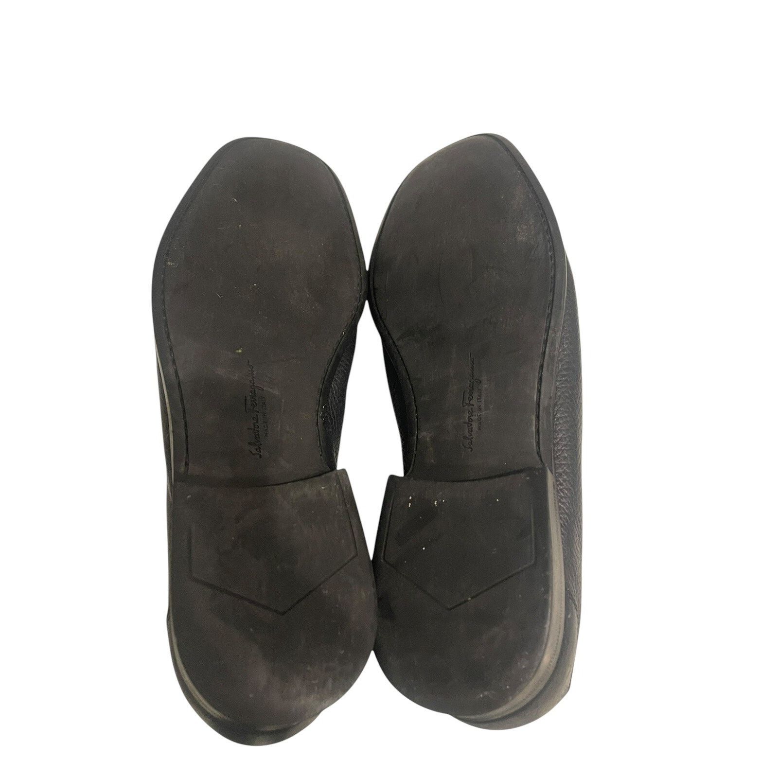 Salvatore Ferragamo Salvatore Ferragamo Pebble Leather Side Buckle Loafer 10.5 Size US 10.5 / EU 43-44 - 7 Thumbnail