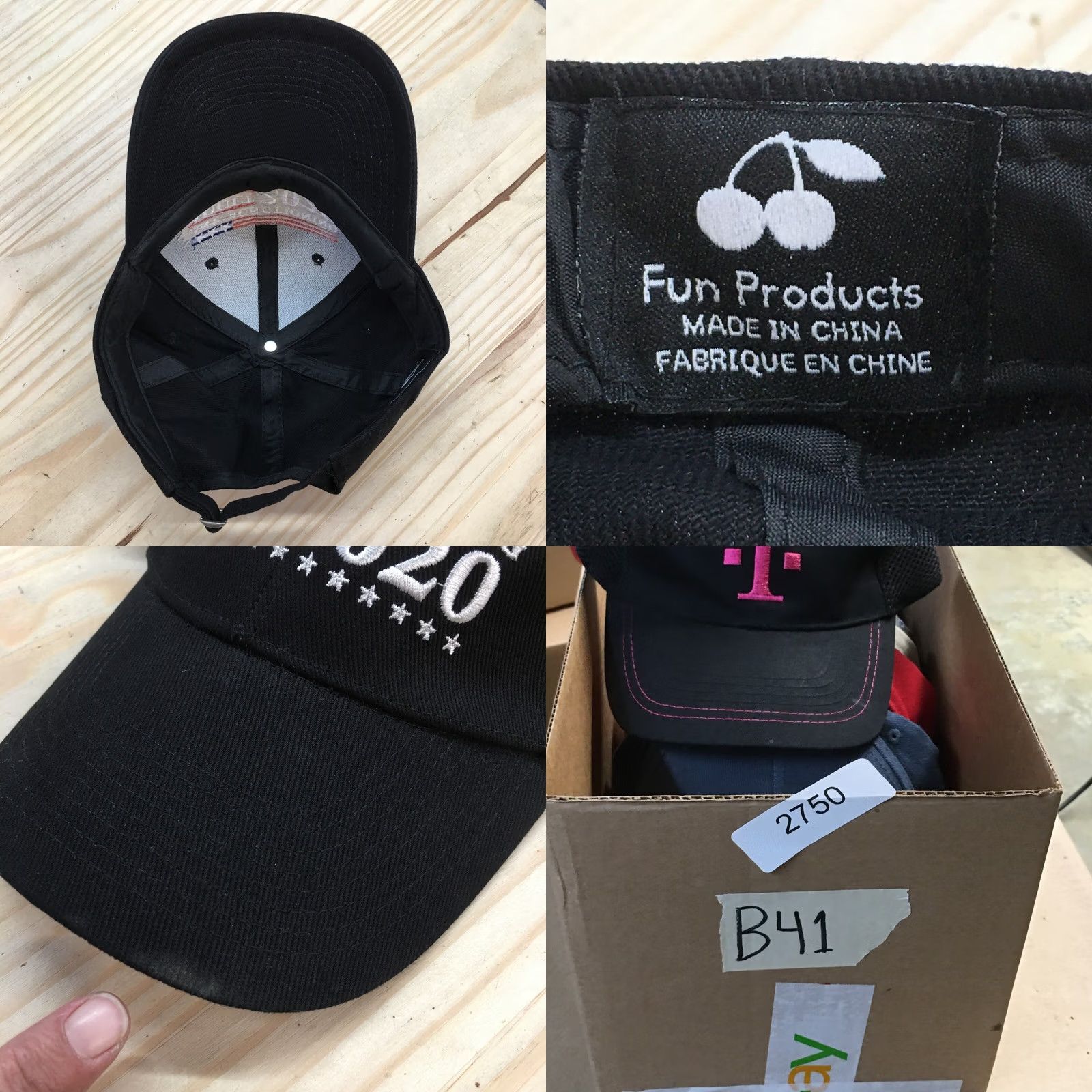 Vintage Trump Biden Election 2020 Baseball Cap Mens Black OS Adjustable Embroidered Size ONE SIZE - 8 Thumbnail