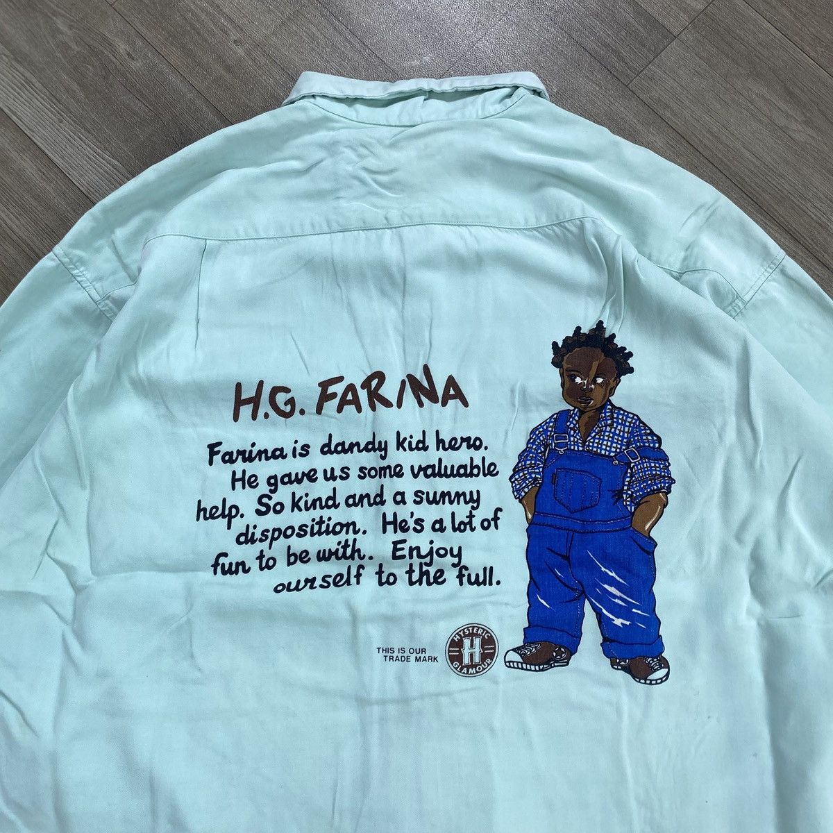 Hysteric Glamour 1980s Vintage Hysteric Glamour Farina Poem Shirt Designer Size US L / EU 52-54 / 3 - 2 Thumbnail