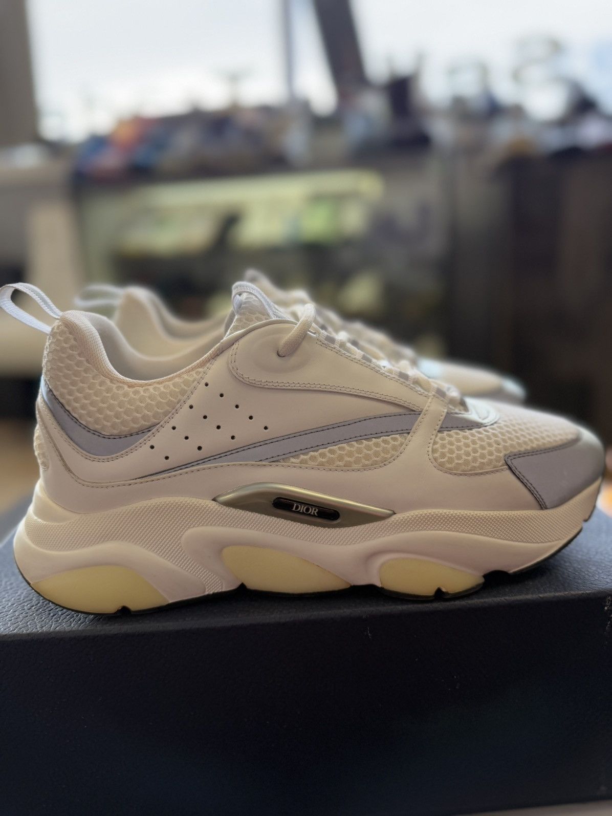 Dior Dior B22 White Low Top Sneakers Size 43EU/10US Size US 10 / EU 43 - 3 Thumbnail