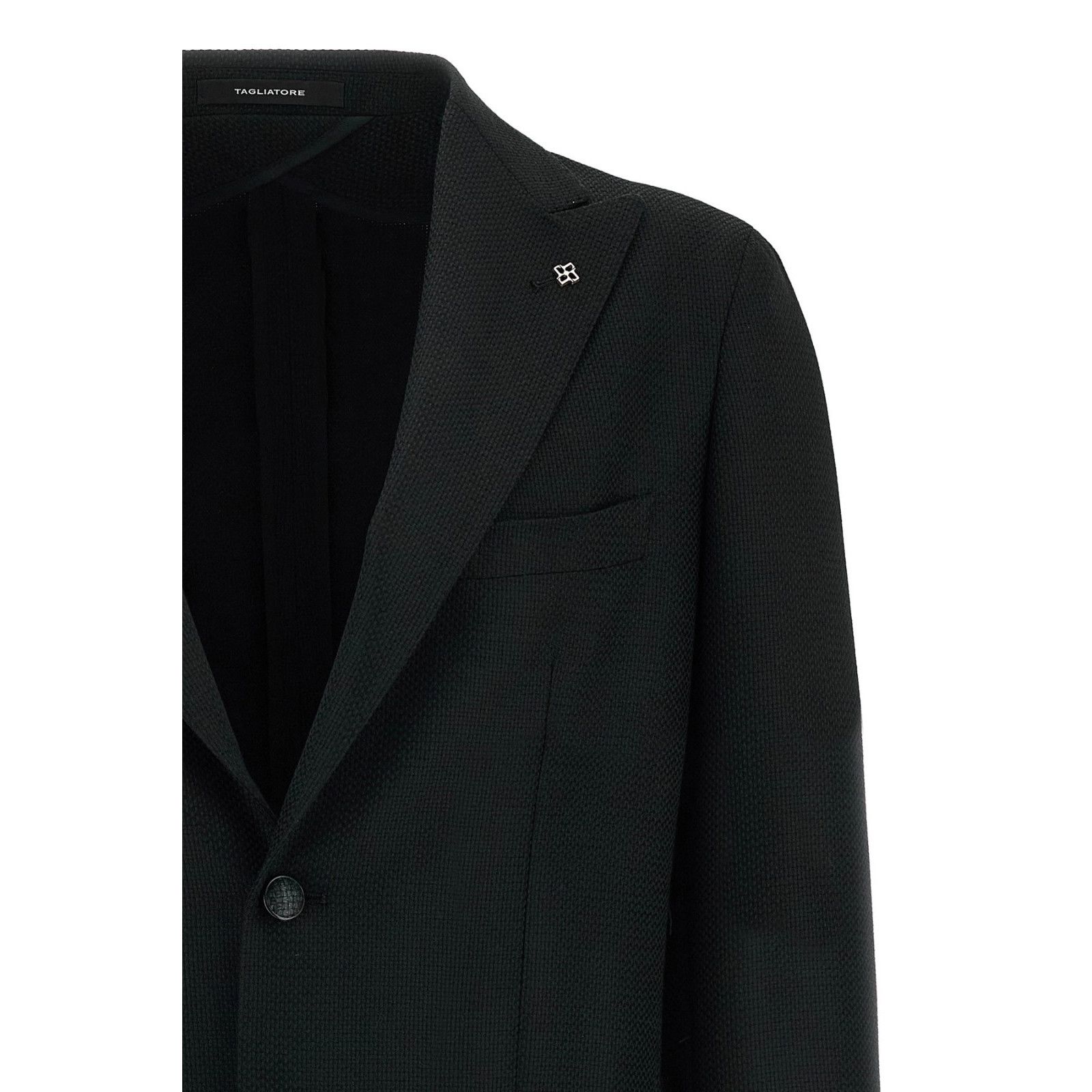 Tagliatore TAGLIATORE Micro Squares Black Wool Blazer New & Authentic ( Size US XL / EU 56 / 4 - 3 Thumbnail