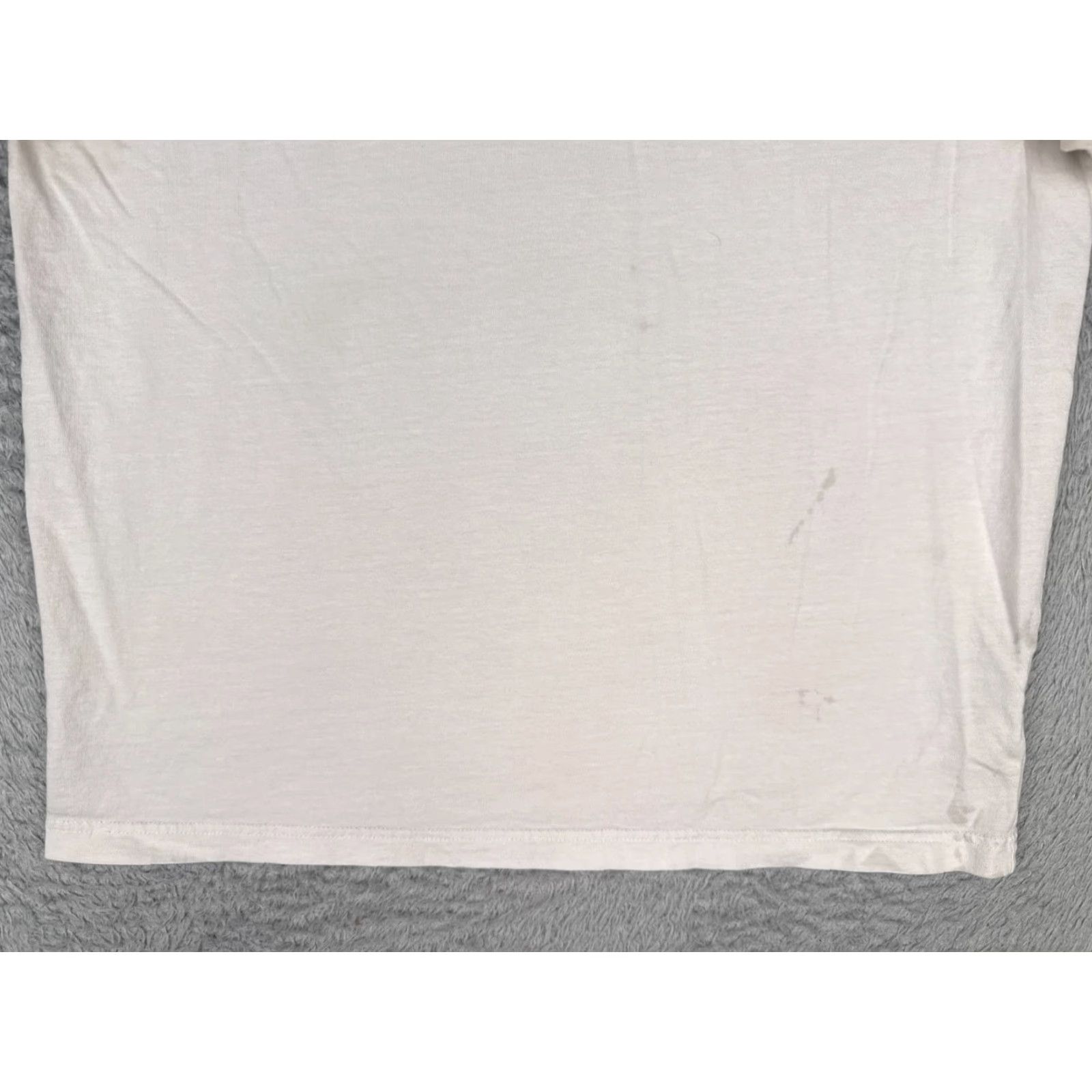Tommy Hilfiger VINTAGE Tommy Hilfiger Shirt Adult Large White Crew Neck Short Sleeve 100% Cotton READ Size US L / EU 52-54 / 3 - 5 Thumbnail