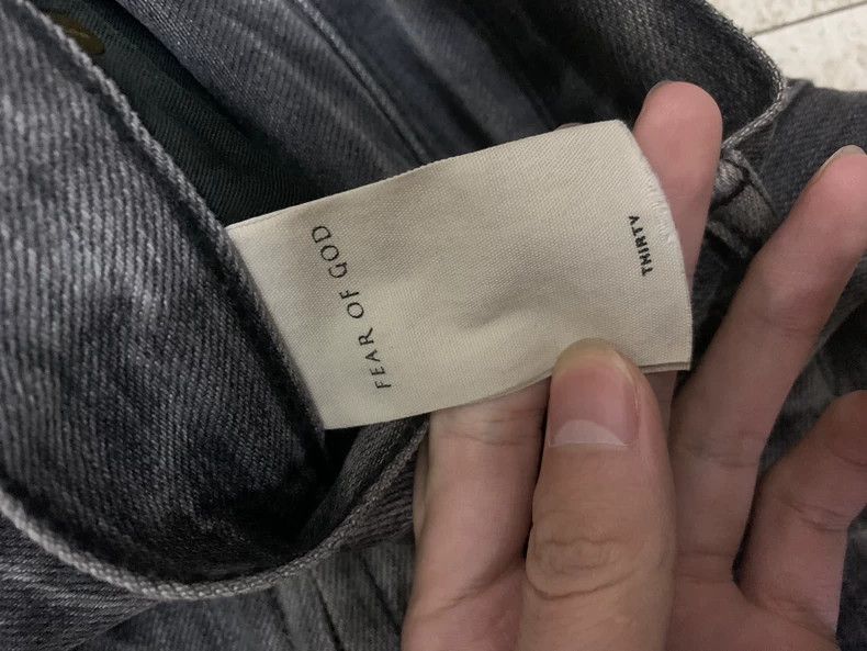 Fear of God Fear of God Black water corrugated pants Size US 30 / EU 46 - 3 Thumbnail
