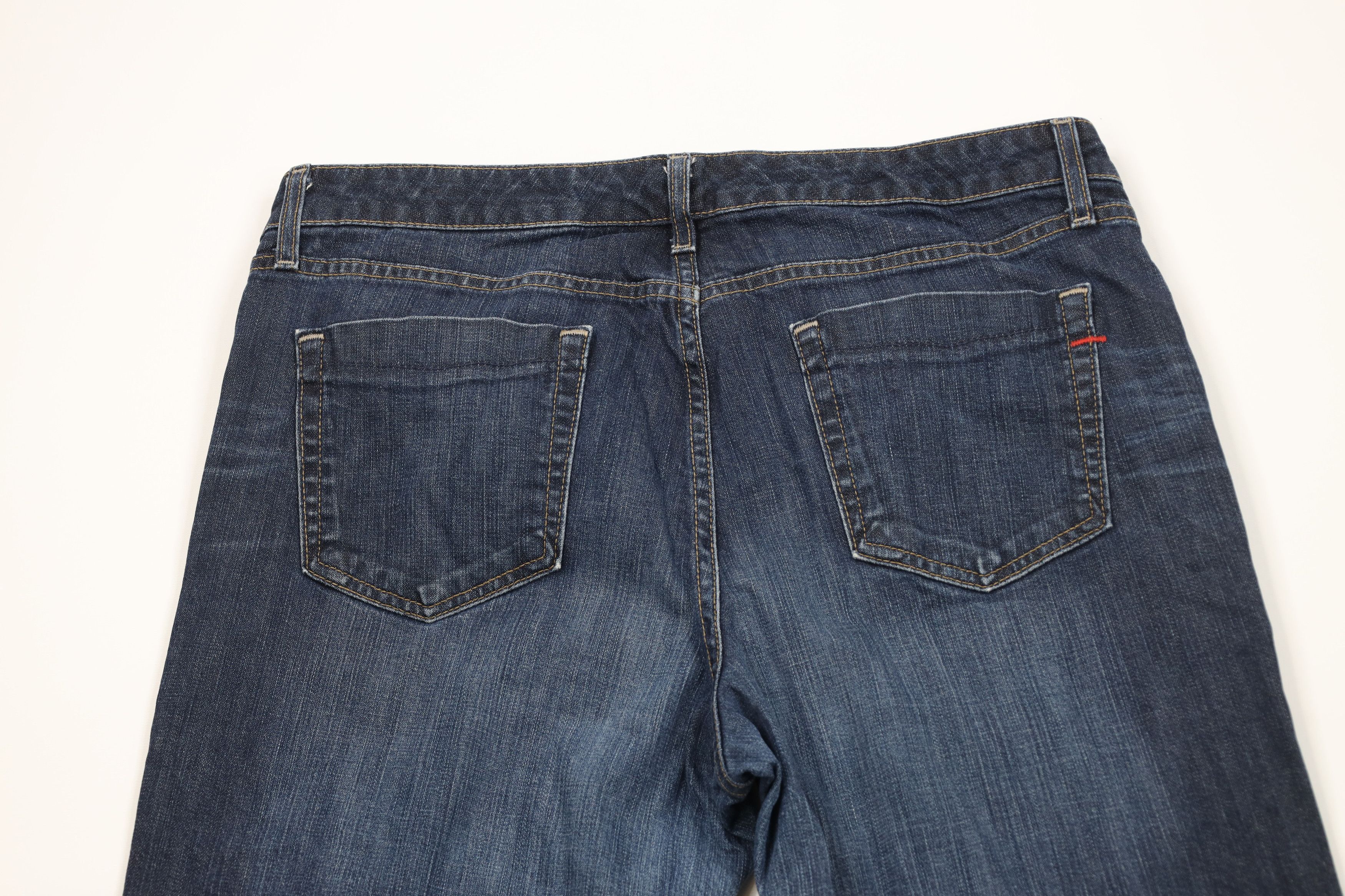 Gap Vintage Y2K Gap Stretch Flared Wide Leg Denim Jeans Blue Size 36" / US 14 / IT 50 - 10 Thumbnail