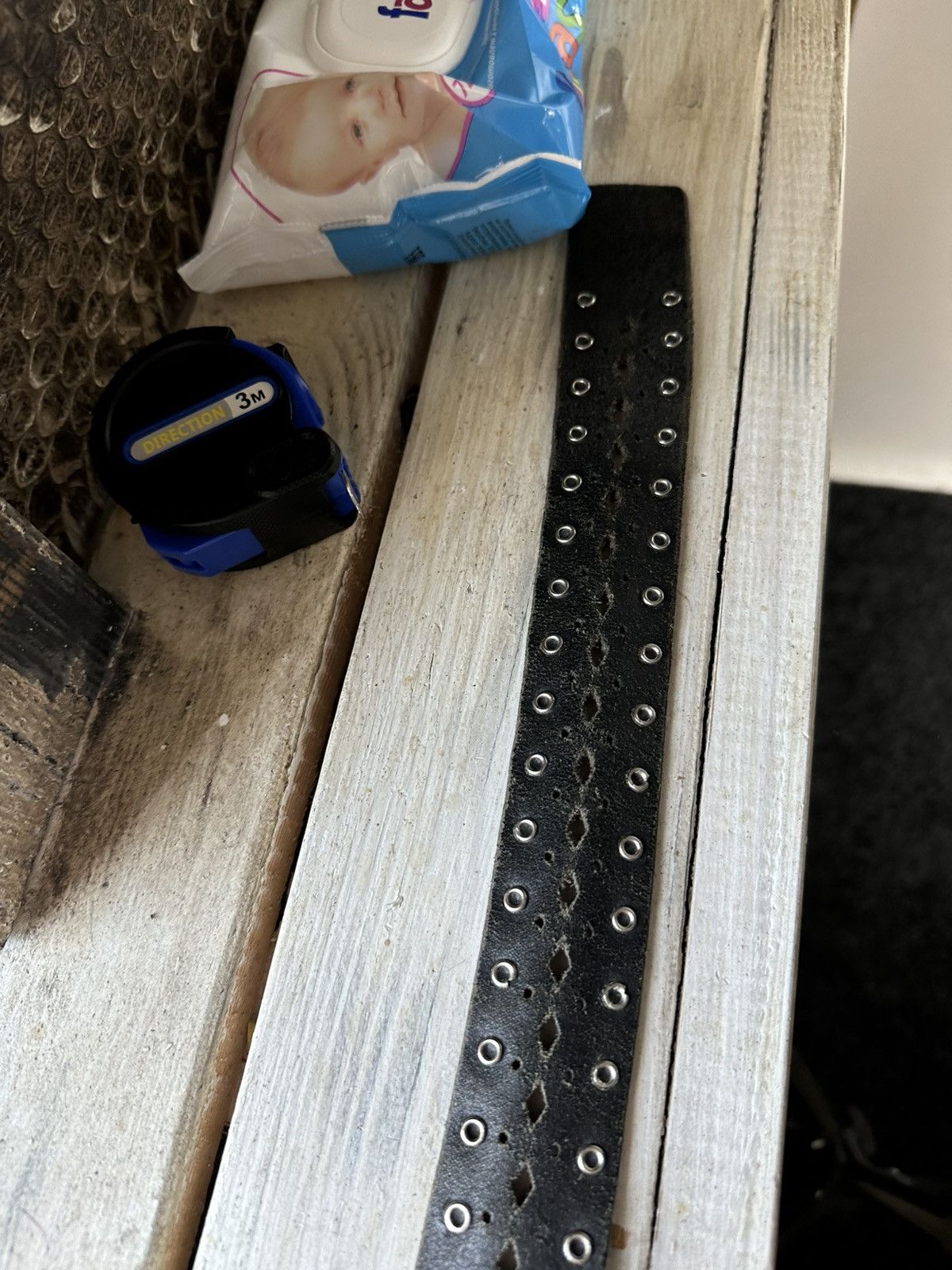 Japanese Brand 🚨Vintage Crazy Metal Belt Drip Japanese Hype bb Simon Size ONE SIZE - 8 Thumbnail