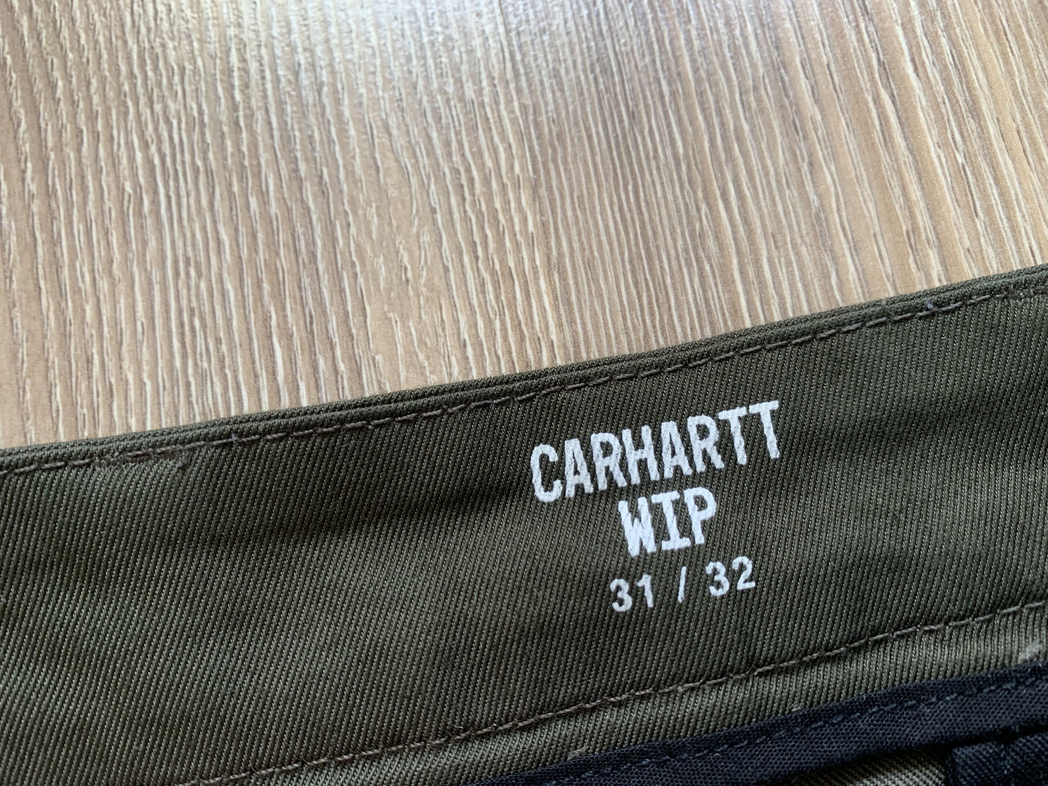Carhartt Carhartt WIP Sid Pant Khaki Chino Cotton Trousers Size US 31 - 8 Thumbnail