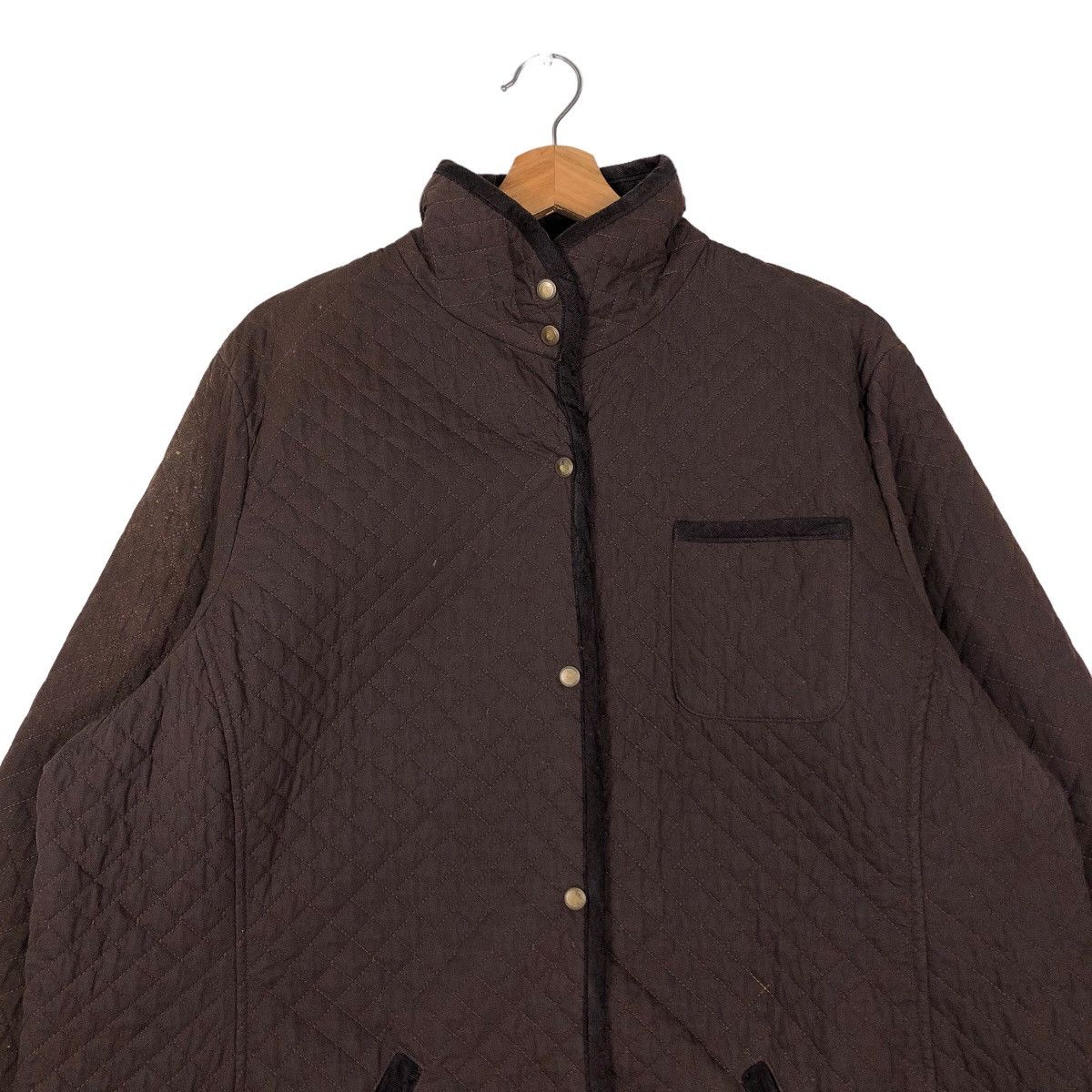 Japanese Brand 🔥Vintage Madison Studio Quilted Button Jacket Size US L / EU 52-54 / 3 - 3 Thumbnail