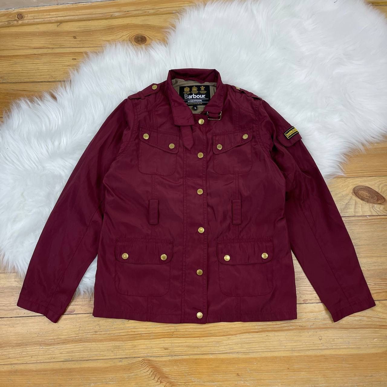 Barbour Barbour International Farleigh Casual Jacket Burgundy XL Size L / US 10 / IT 46 - 1 Thumbnail