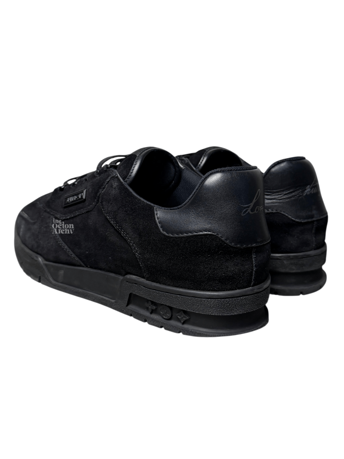 Louis Vuitton Louis Vuitton LV Employee Trainer Uniform - Black Suede Used Size US 9.5 / EU 42-43 - 2 Thumbnail