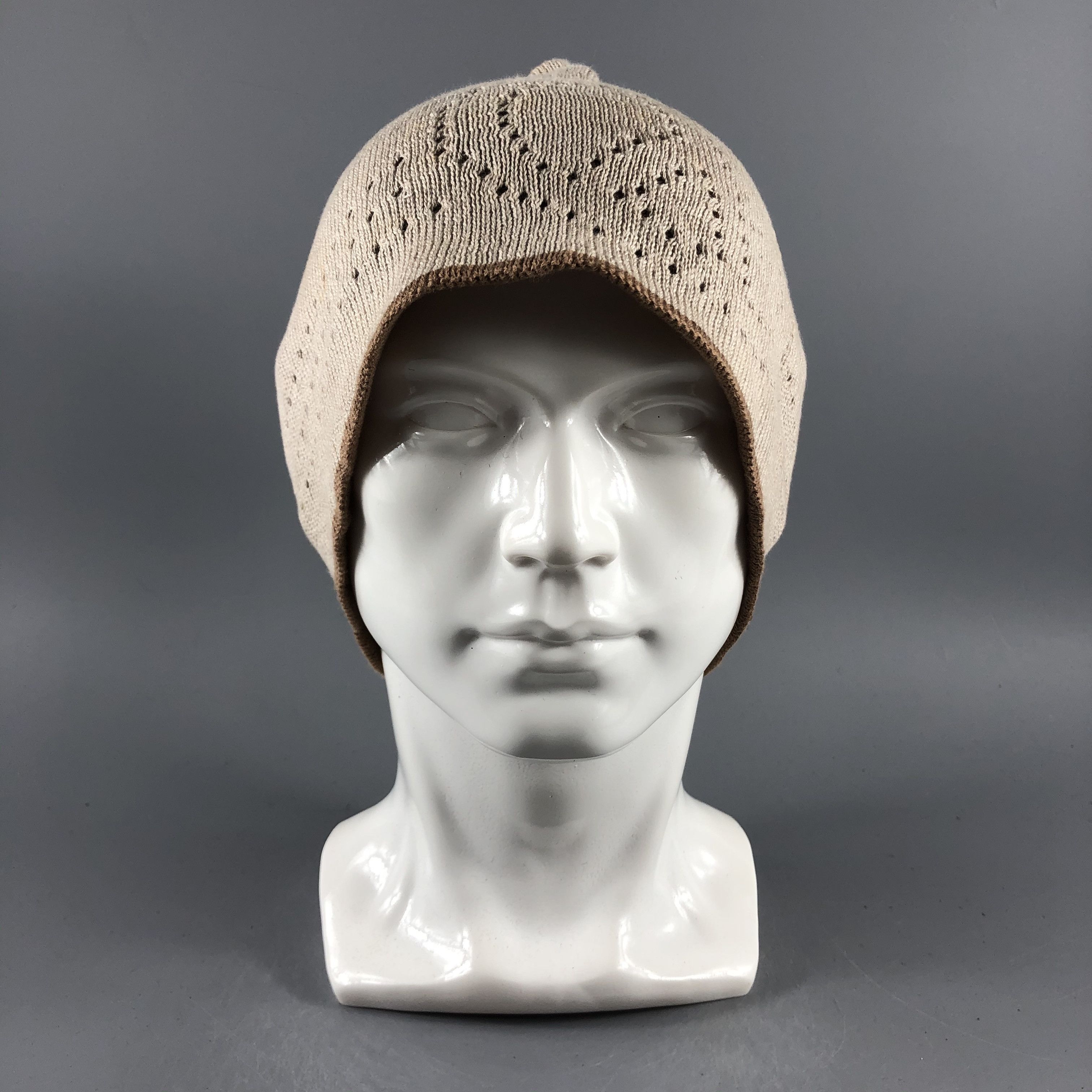 Japanese Brand × Vintage Peace Cuffless Beanie Snow Hat Snow Cap -D417 Size ONE SIZE - 8 Thumbnail