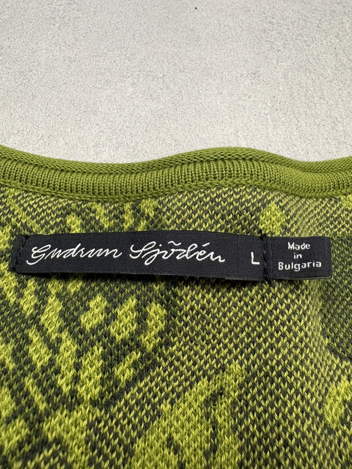 Other Gudrun Sjödén Floral Cardigan Green Organic Cotton Size L Size US L / EU 52-54 / 3 - 11 Thumbnail