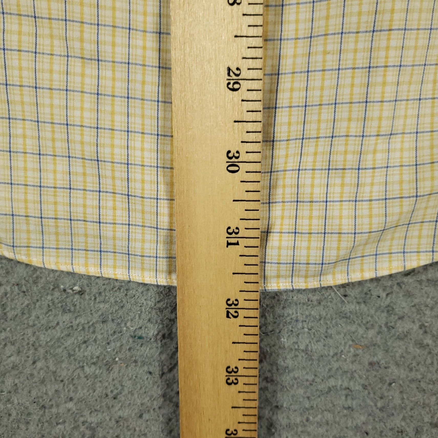 Brooks Brothers Brooks Brothers Shirt Mens Large Yellow Plaid Short Sleeve Button-Up Mens Size US L / EU 52-54 / 3 - 4 Thumbnail