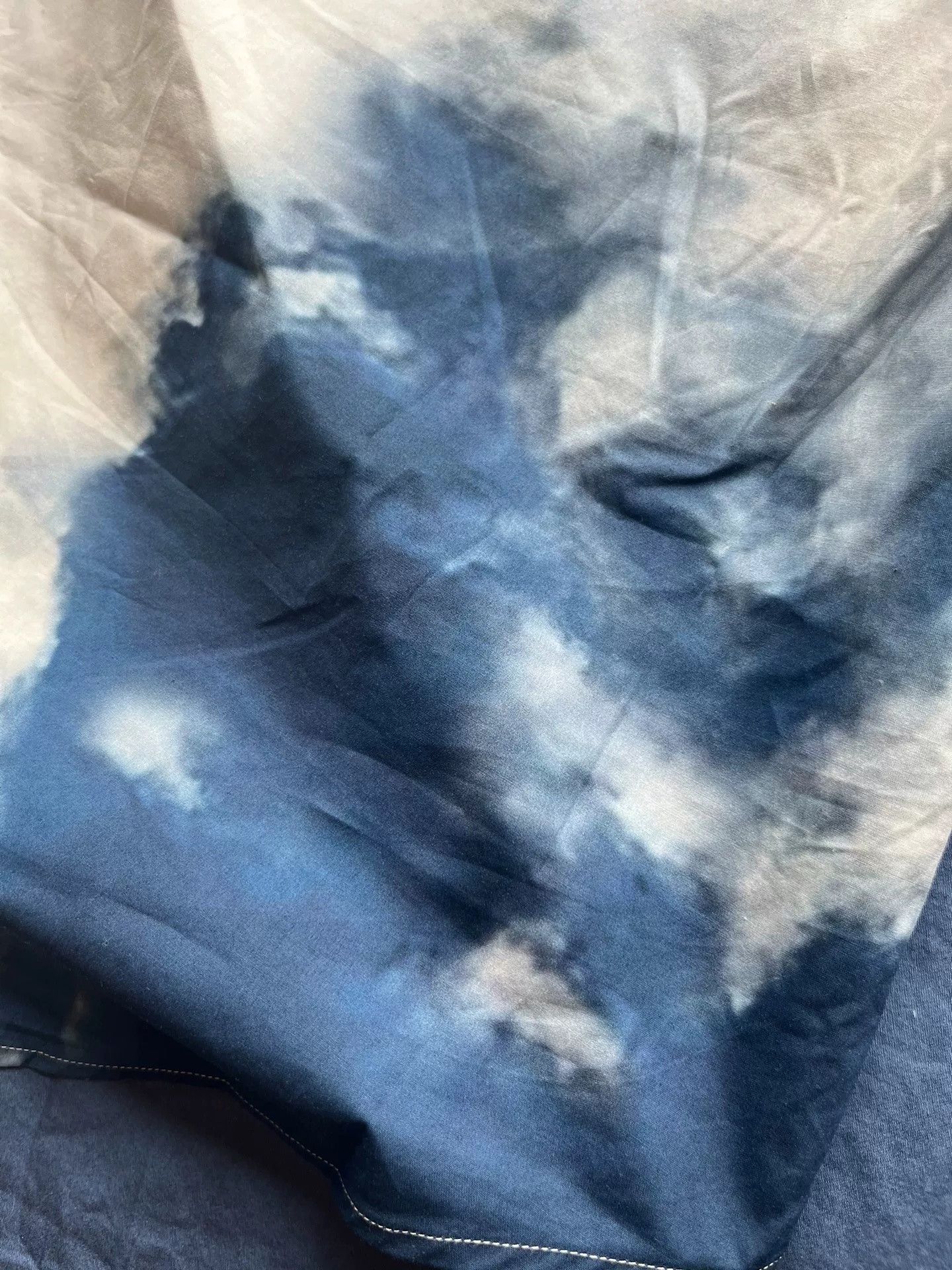 Alexander McQueen Alexander McQueen Blue White Tie-Dye Suit Set Size US S / EU 44-46 / 1 - 6 Thumbnail