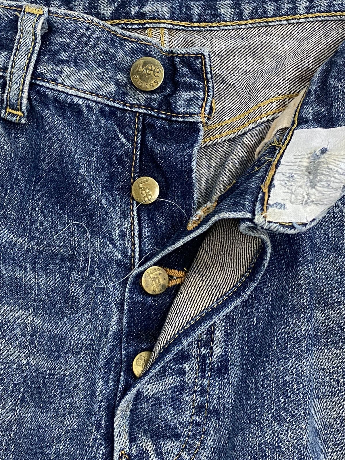 Hysteric Glamour Lee Rider 505 Distress Denim Baggy Loose Button Fly Size US 31 - 11 Thumbnail