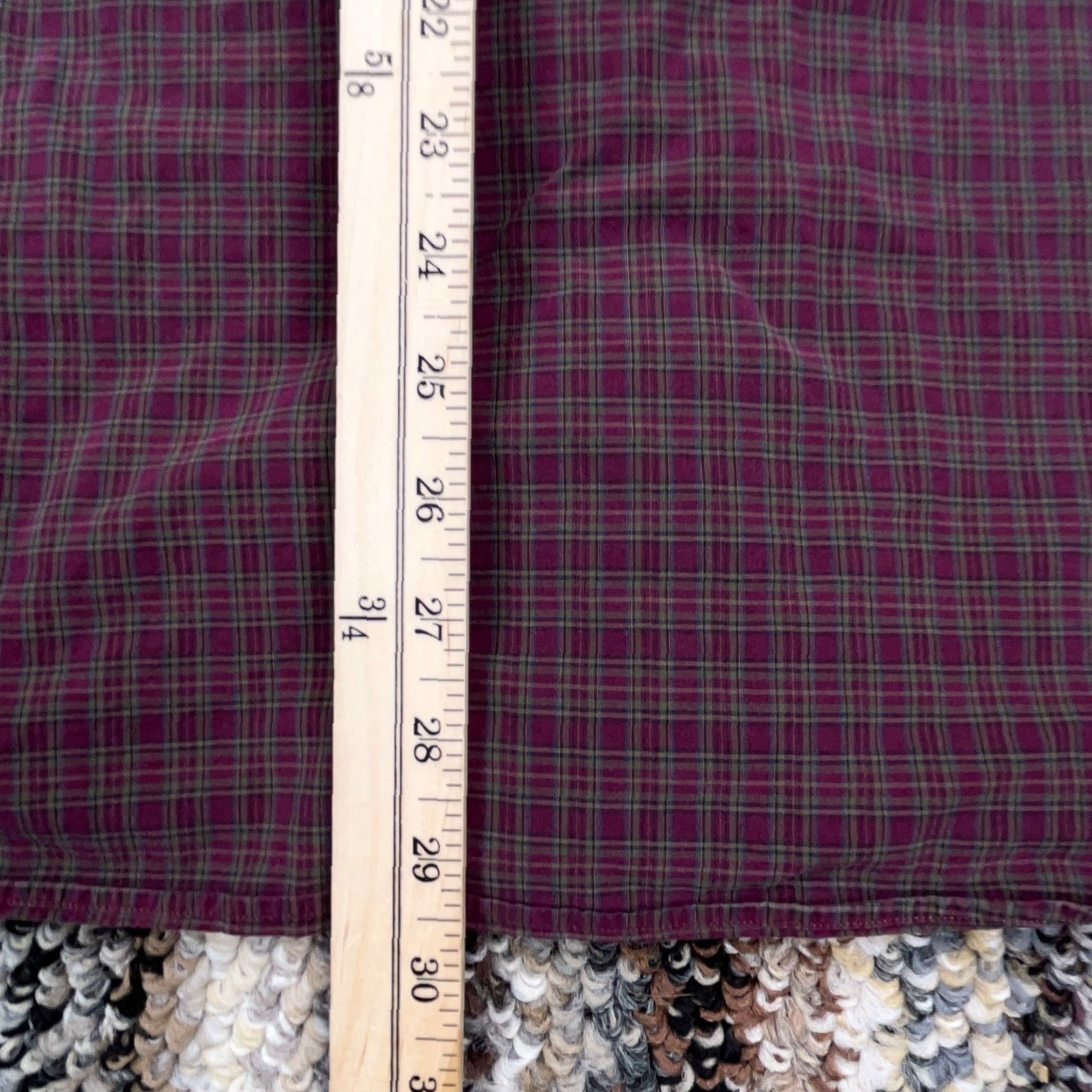 Ralph Lauren Ralph Lauren Button-Up Shirt Men Large Plaid Red Cotton Classic Fit 2XL Size 48R - 7 Thumbnail