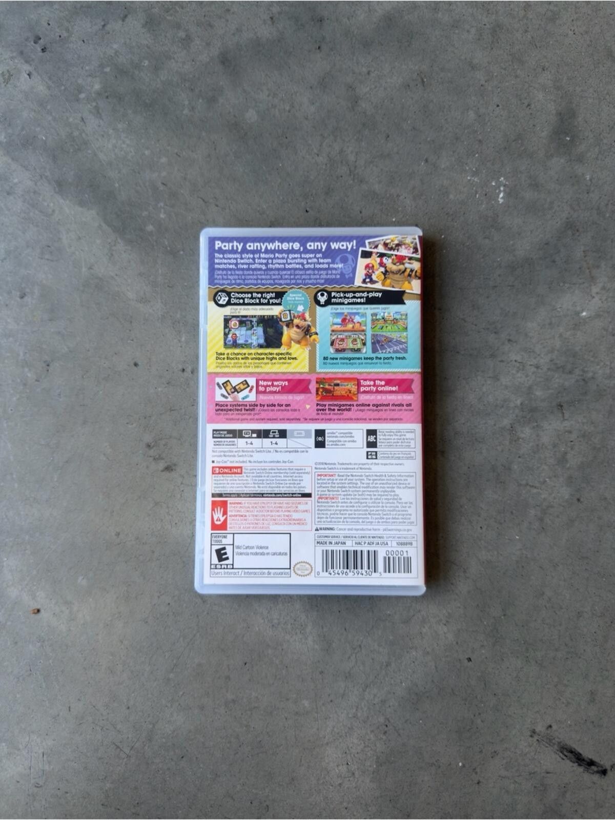 Nintendo Super Mario Party / Nintendo Switch Game Size ONE SIZE - 2 Thumbnail