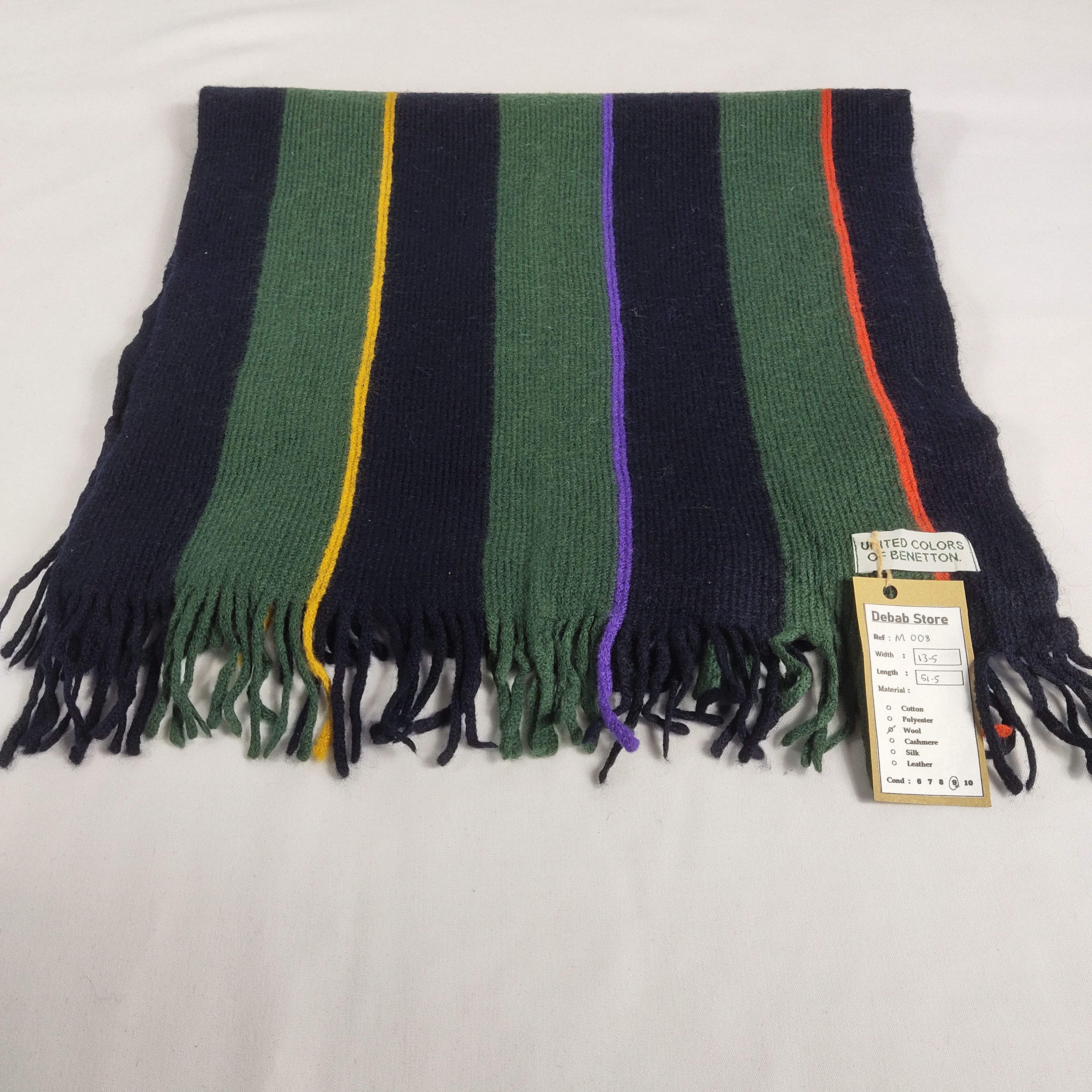 United Colors Of Benetton United Colors Of Benetton Scarf / Muffler / Neckwear M008 Size ONE SIZE - 3 Thumbnail