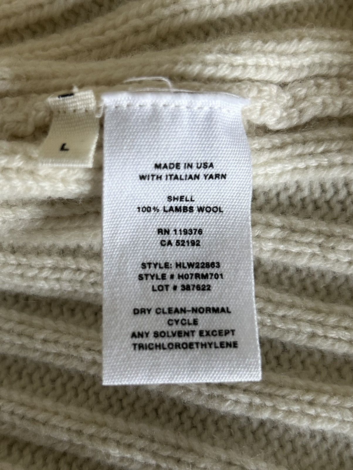 Helmut Lang Helmut Lang 1997 Re-Edition Elbow Cut Out Sweater Size US L / EU 52-54 / 3 - 4 Thumbnail