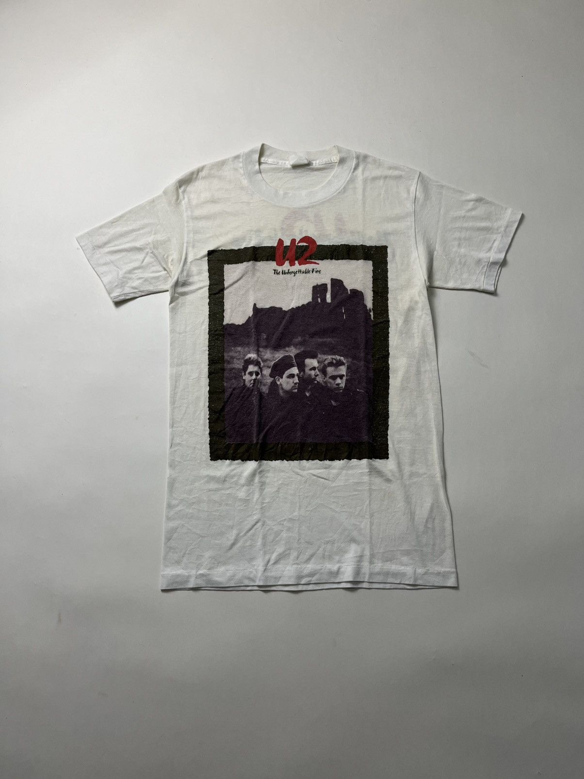 Vintage Vintage U2 Unforgettable Fire Tour 85 Tee Size US L / EU 52-54 / 3 - 1 Thumbnail