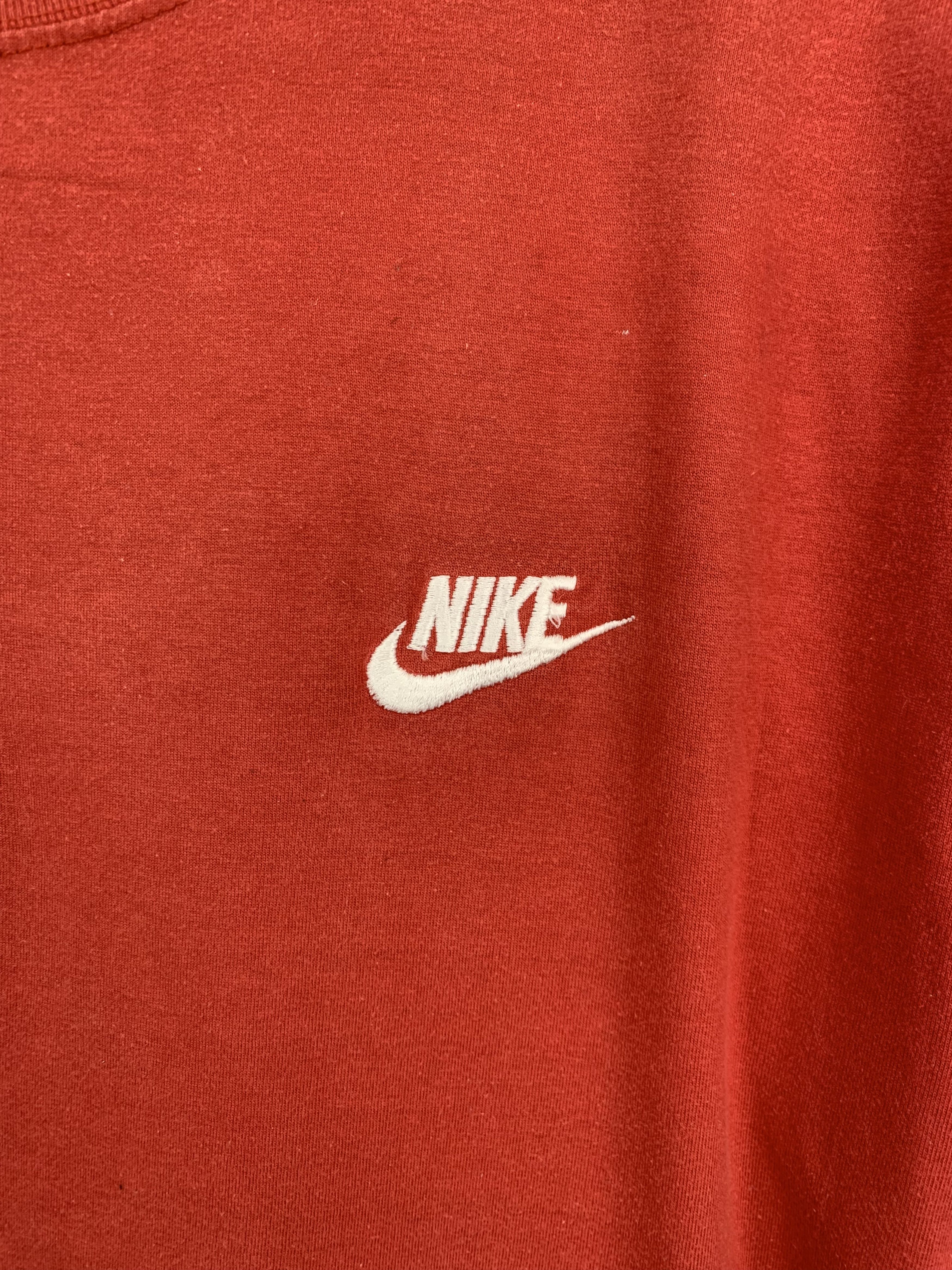 Nike × Vintage Vintage 90s Nike Small Swoosh Embroidery Tees TA0017 Size US M / EU 48-50 / 2 - 7 Thumbnail