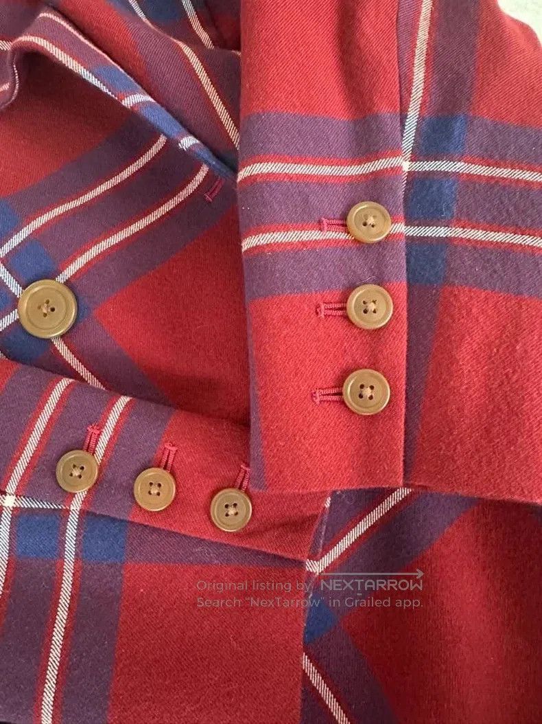 Vivienne Westwood Vivienne Westwood Red Plaid Suit Jacket Size S / US 4 / IT 40 - 4 Thumbnail
